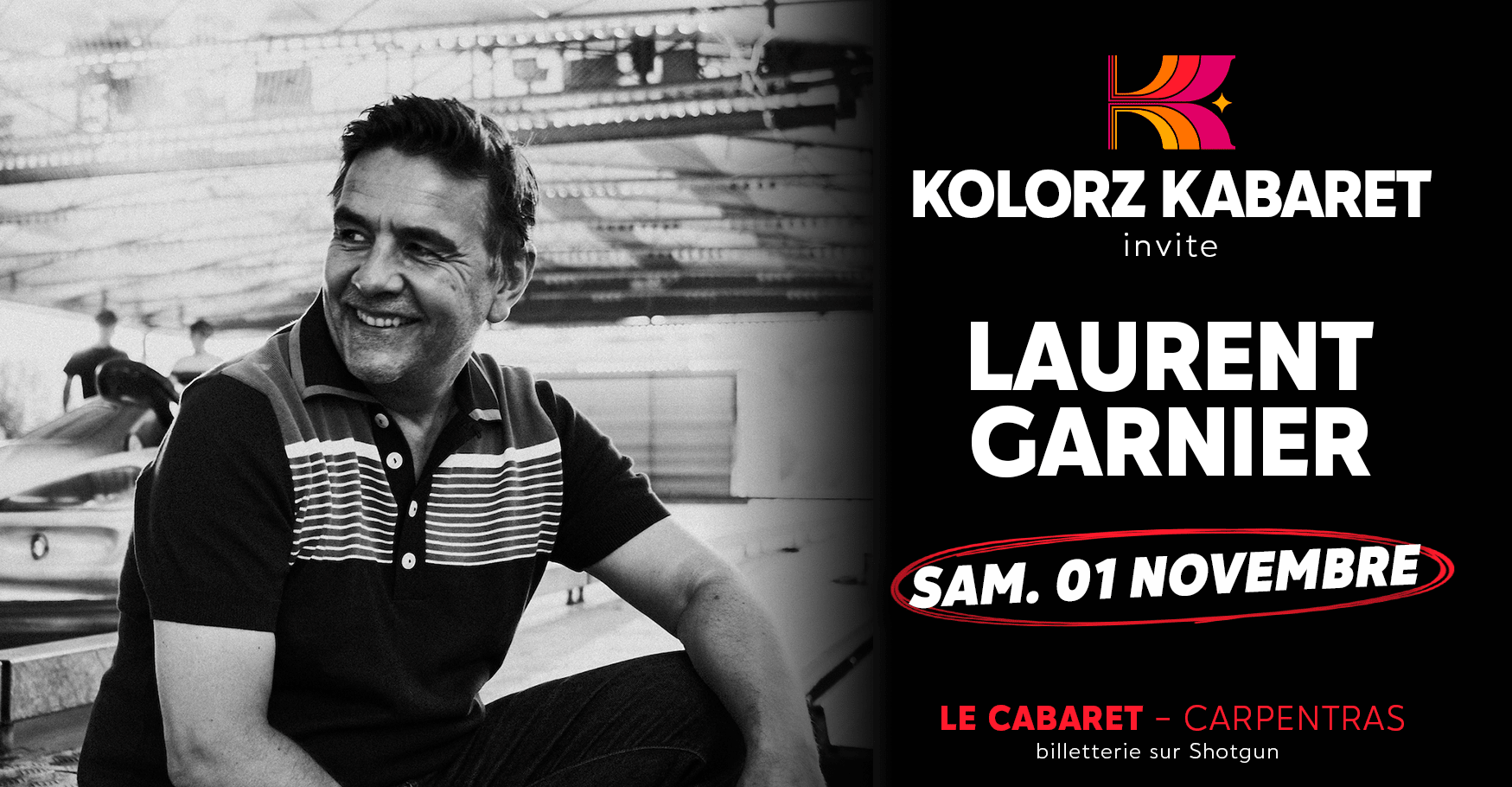 Kolorz Kabaret Invite Laurent Garnier Cover