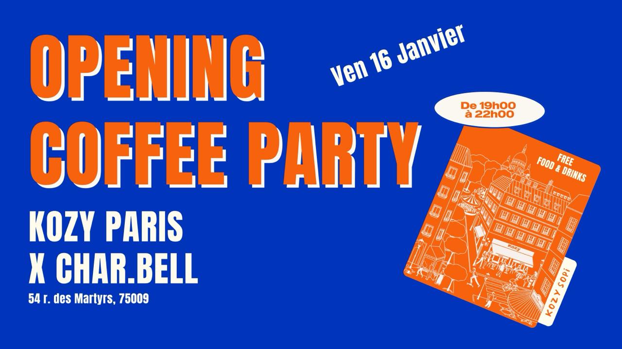 Coffee Party At Kozy - Char Bell Cover
