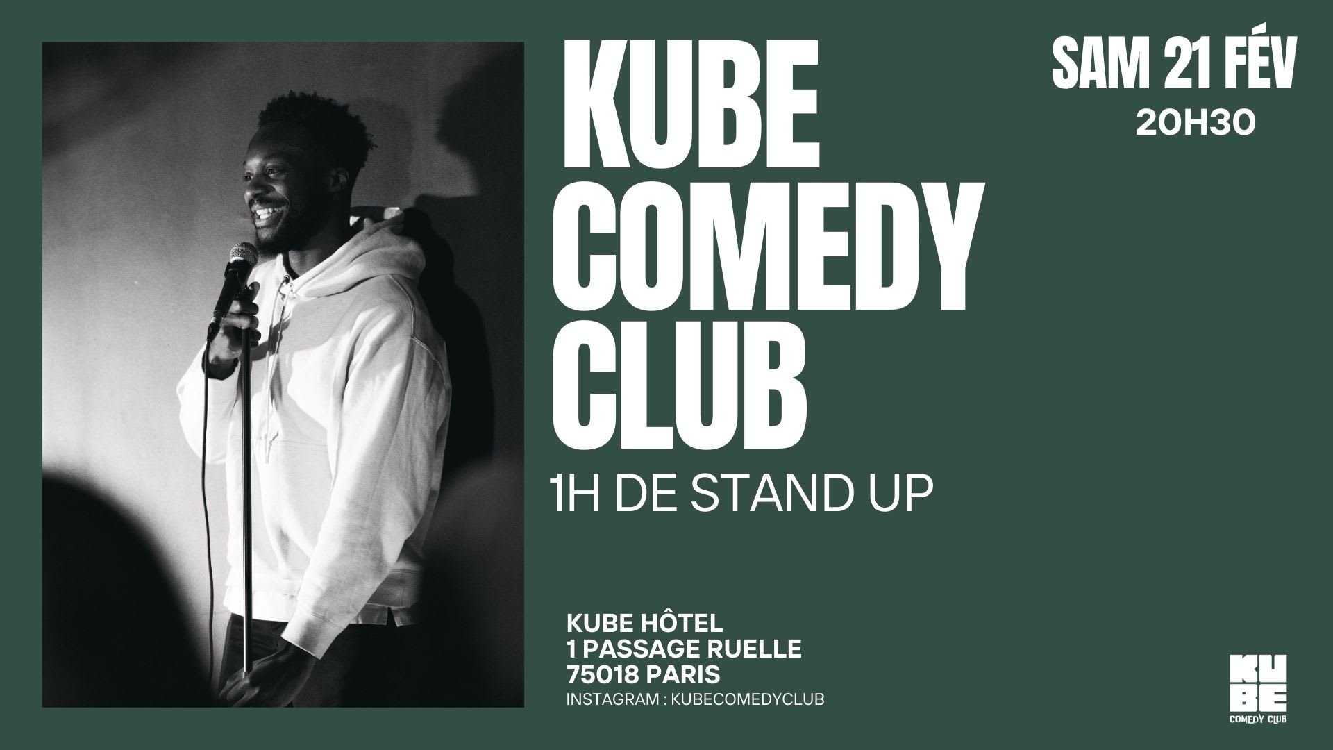 Kube Comedy Club 21/02- 20h30 (Stand Up) Cover
