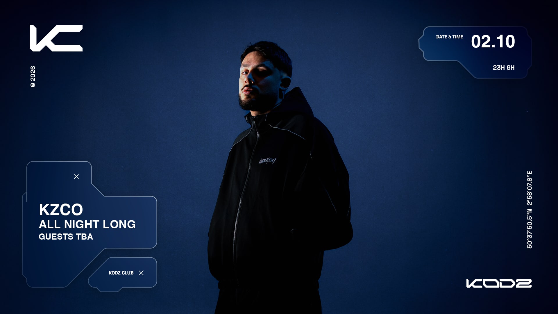 Kodz Presents : Kzco All Night Long + Guests Cover