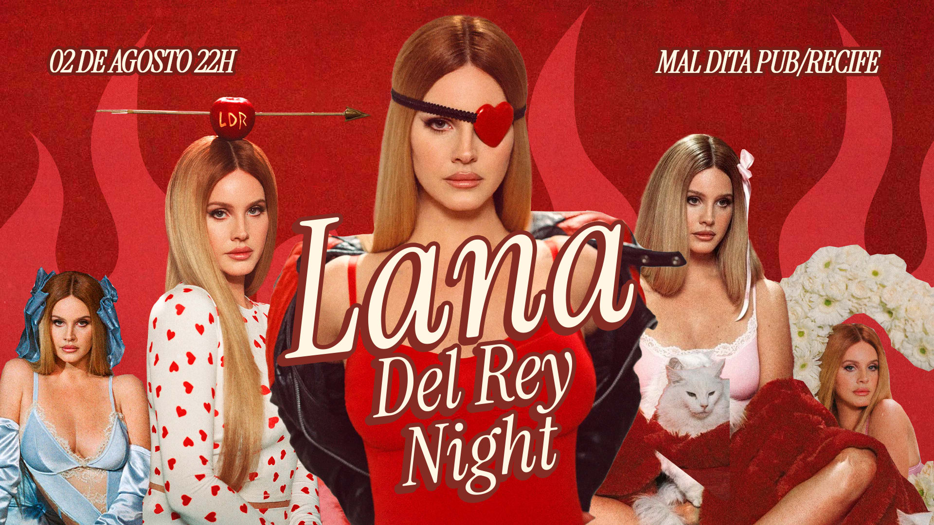 Lana Del Rey Night Em Recife Cover