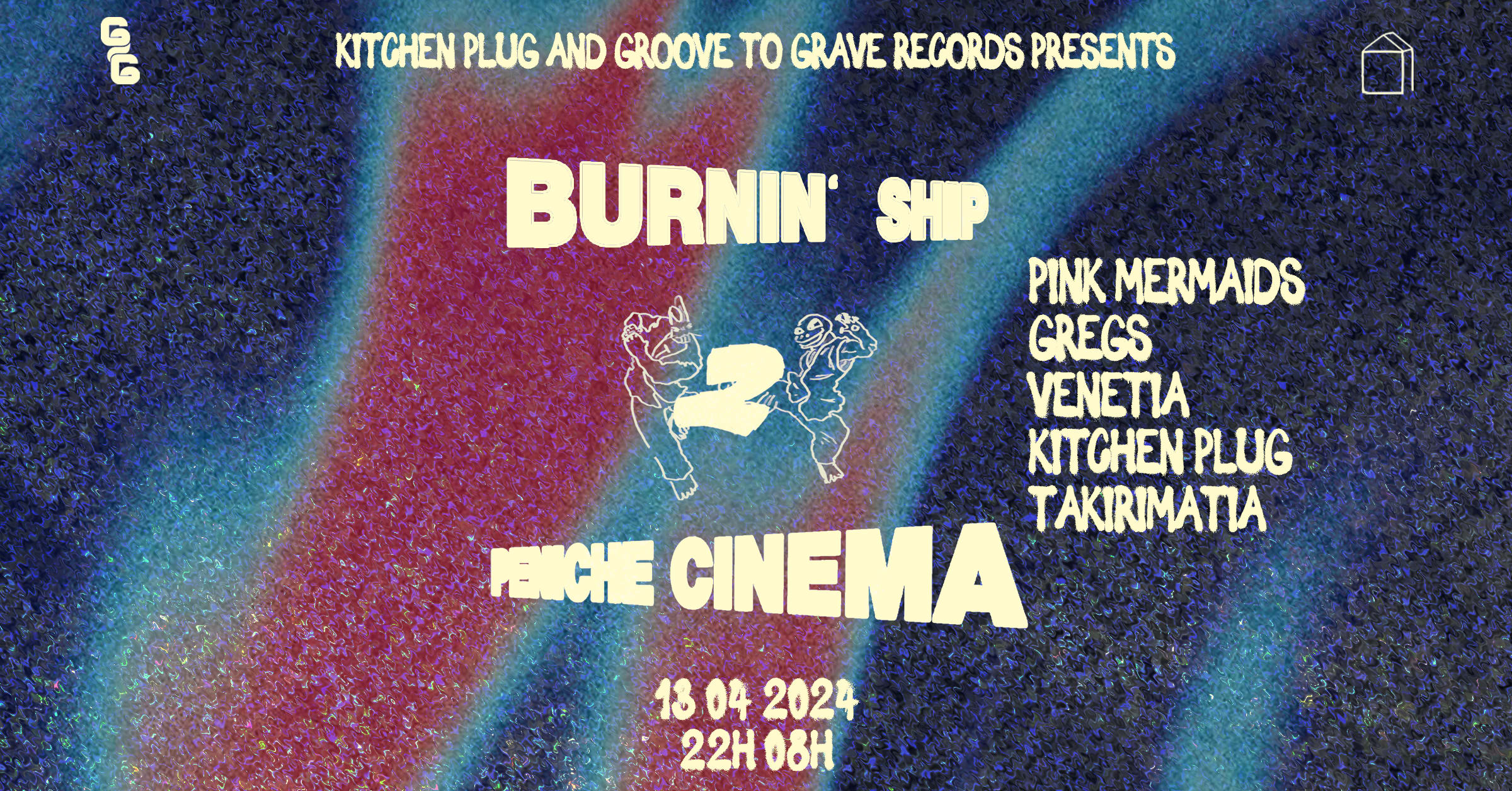 Groove To Grave & Kitchen Plug : Burnin' Ship 2 Cover