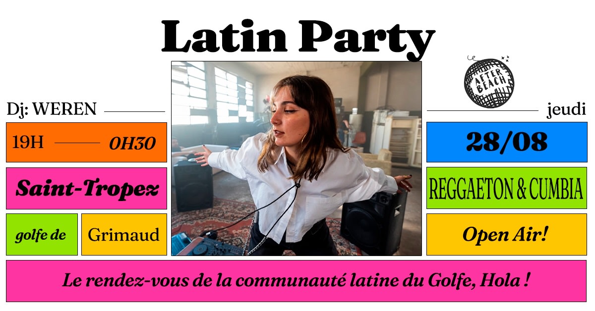 Latin Party Avec Weren / Afro, Cumbia, Baile Funk, Reggaeton Cover