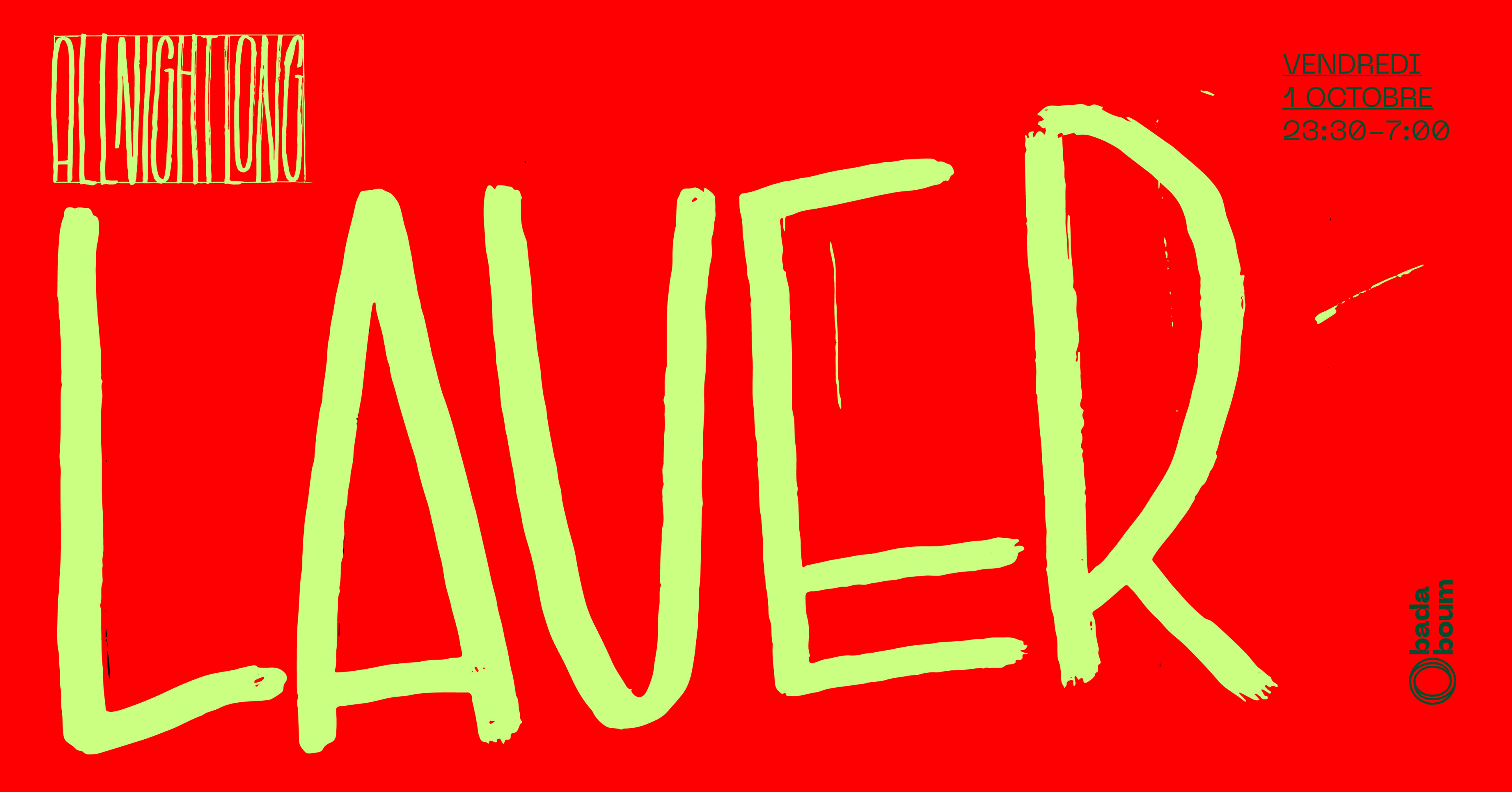 Test Badaboum Club : Lauer All Night Long Cover