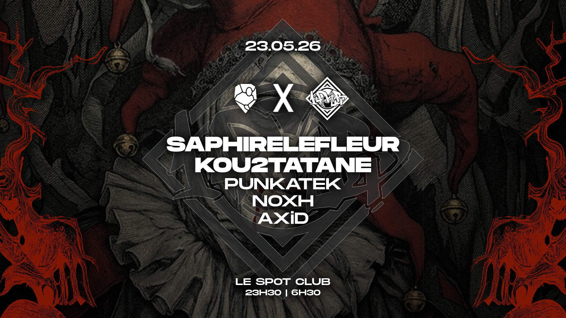 1pkb X Le Spot  - Saphire Le Fleur, Kou2tatane & More Cover