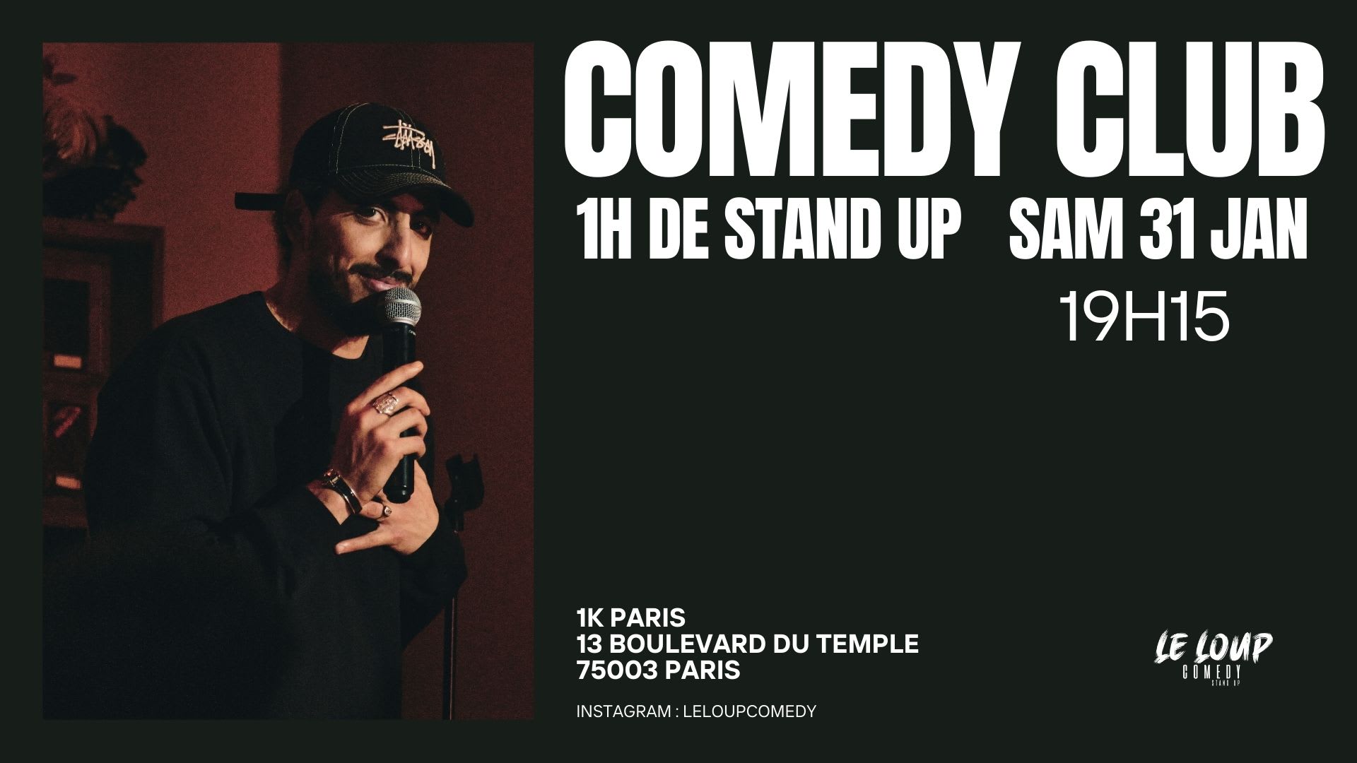 Le Loup Comedy Club 31/01 - 19h15 (Stand Up) Cover
