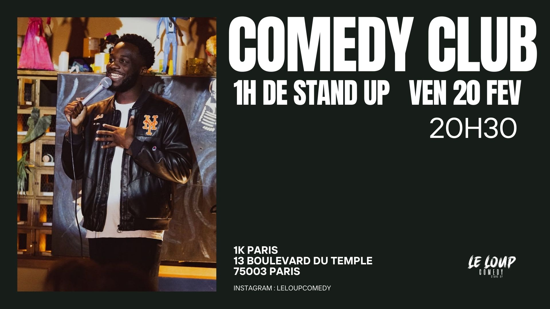 Le Loup Comedy Club 20/02- 20h30 (Stand Up) Cover