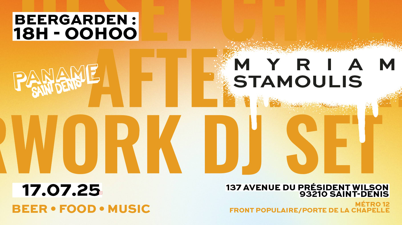 Afterwork Open Air - Myriam Stamoulis Dj Set Cover