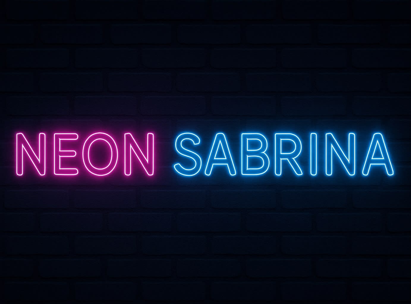 Neon Sabrina X Two Trains Left Cover