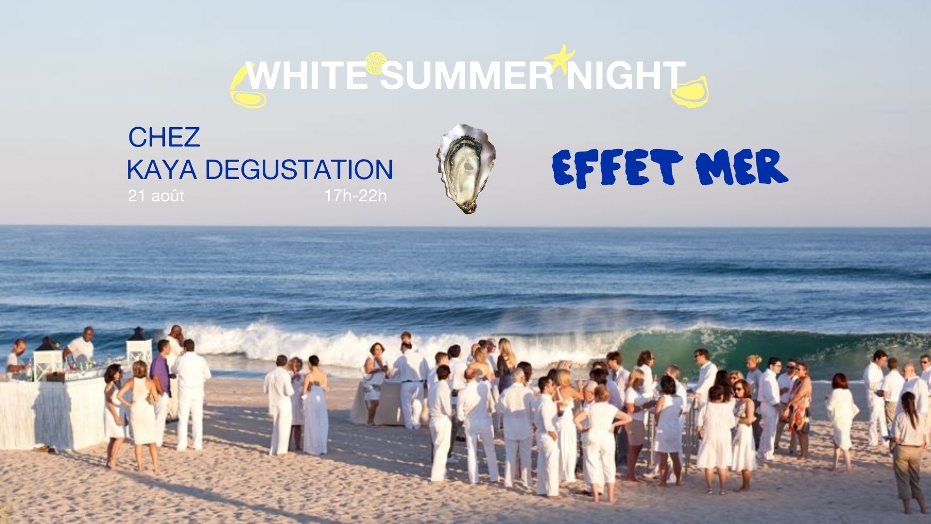 White Summer Night Effet Mer X Kaya Degustation Cover