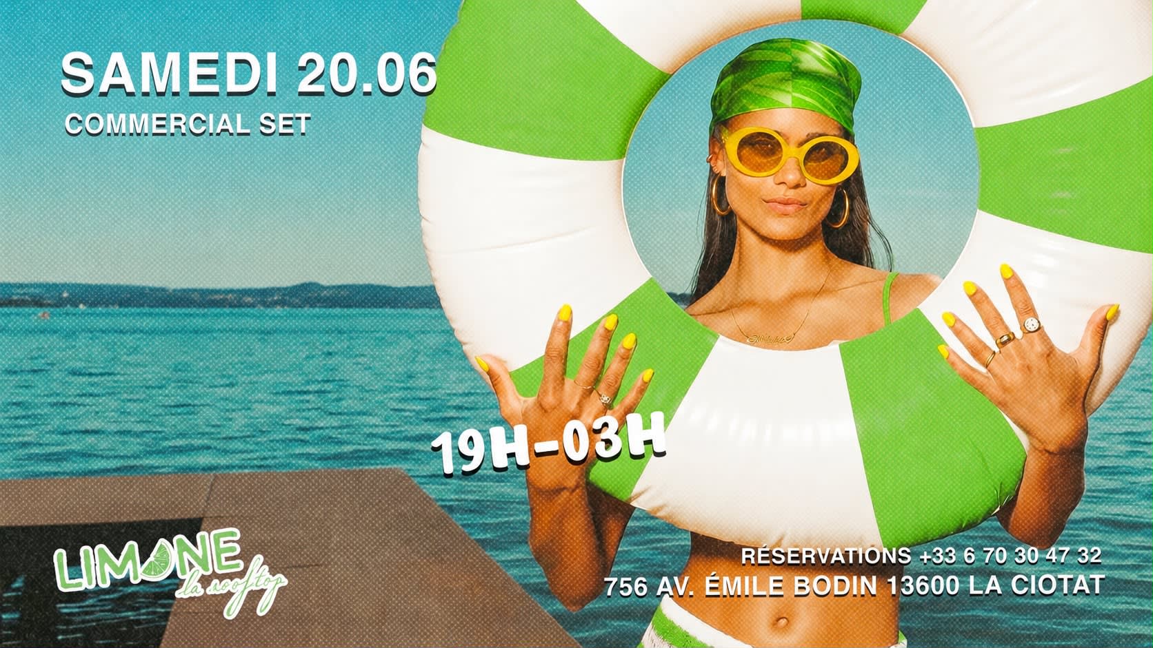 Limone Rooftop X Samedi 20 Juin X Sunkissed Cover