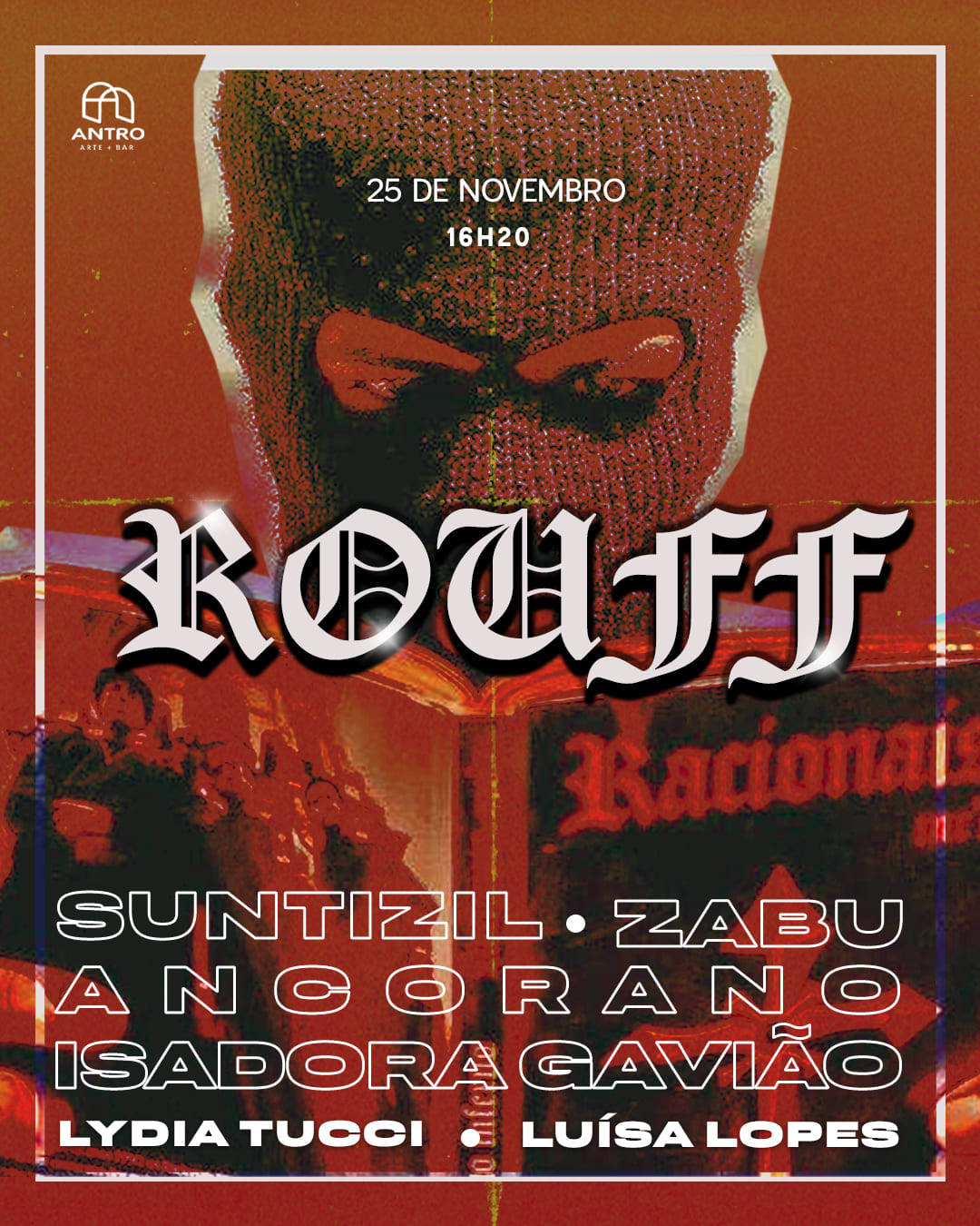 Rouff 2.0 - Suntizil, Zabú, Ancorano E Isadora Gavião + Djs Cover