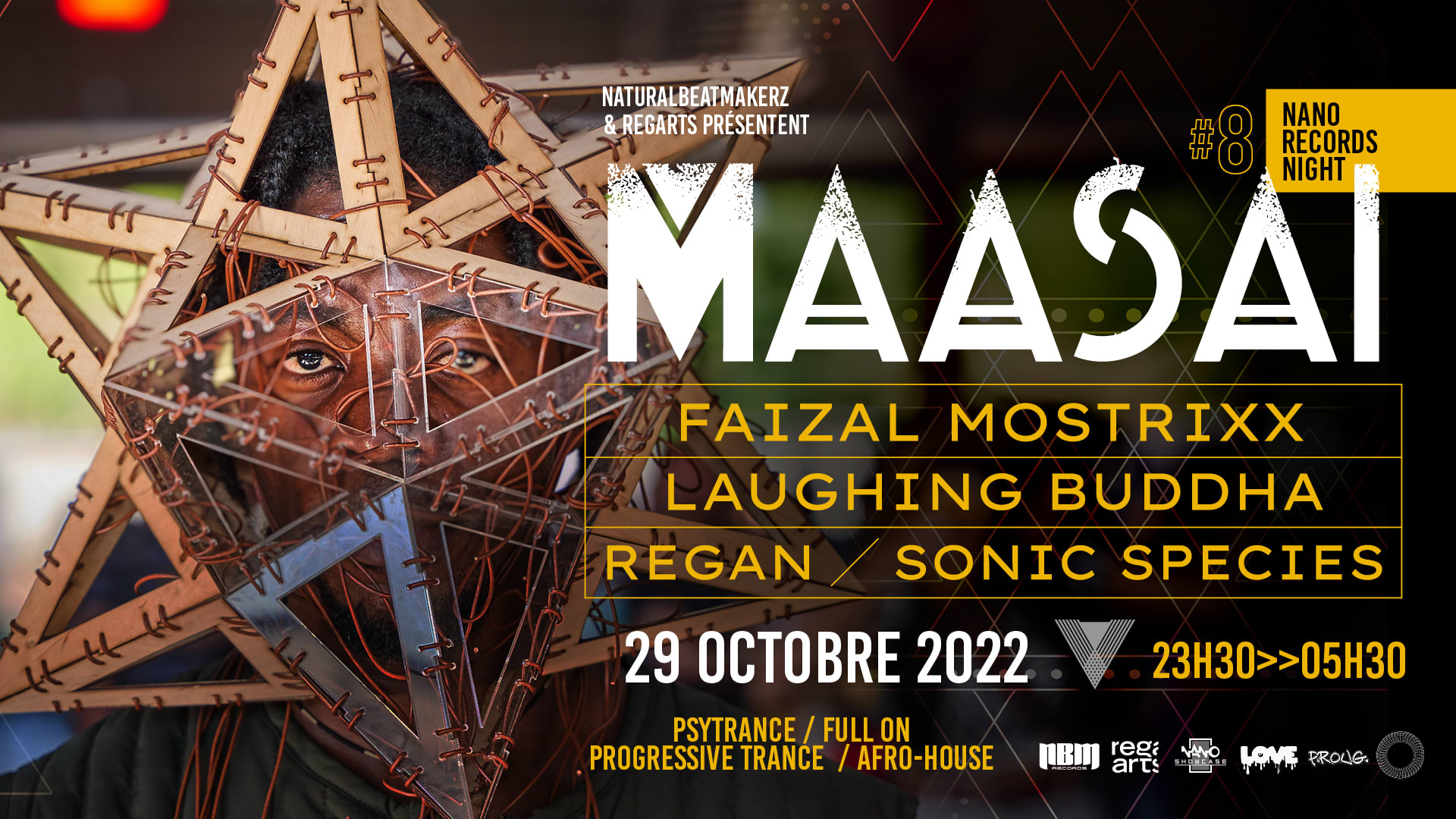 Maasai #8 // Nano Records Label Night Cover