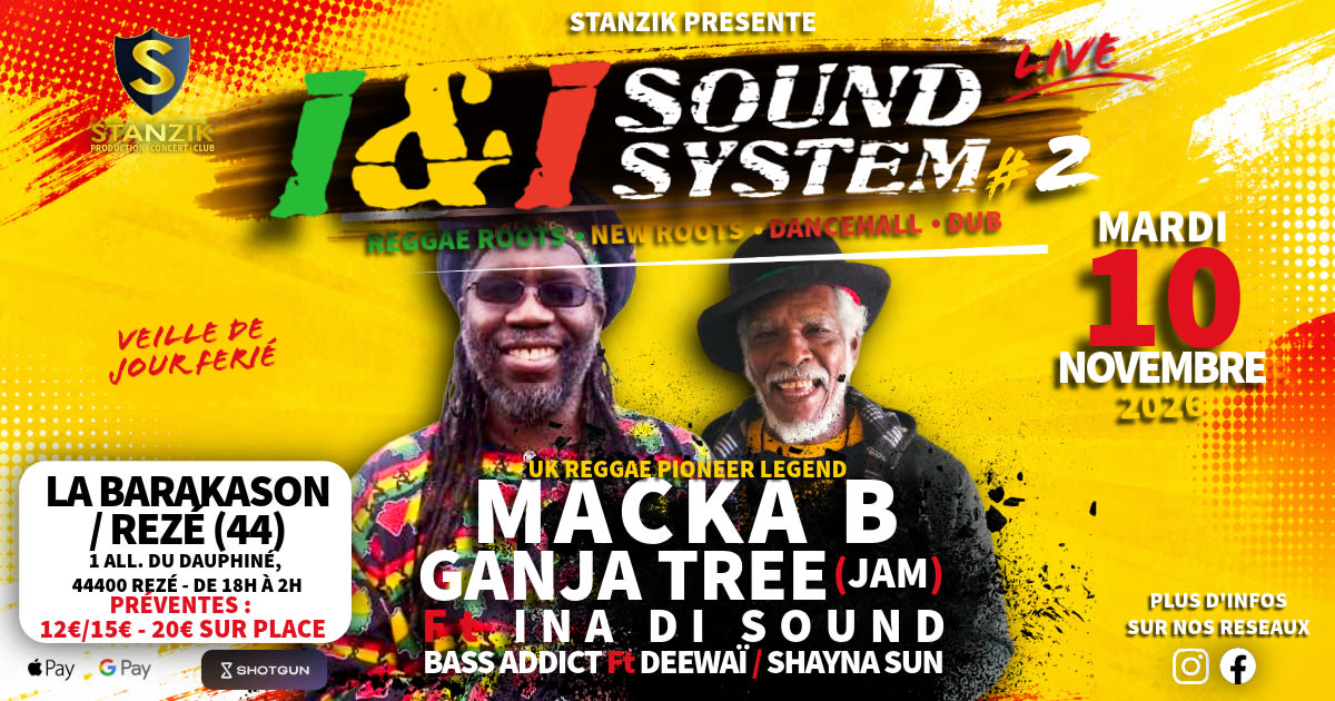 I&I Sound System Live #2 – Macka B Cover