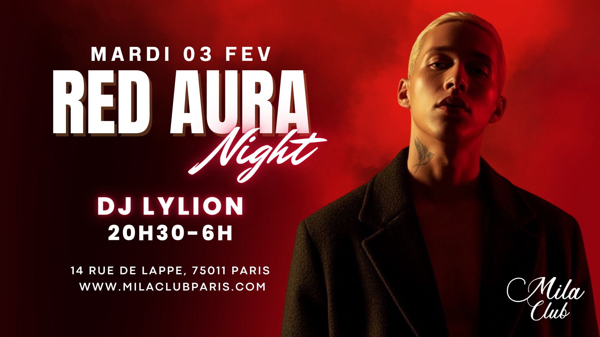 Red Aura - Mila Club Paris Cover