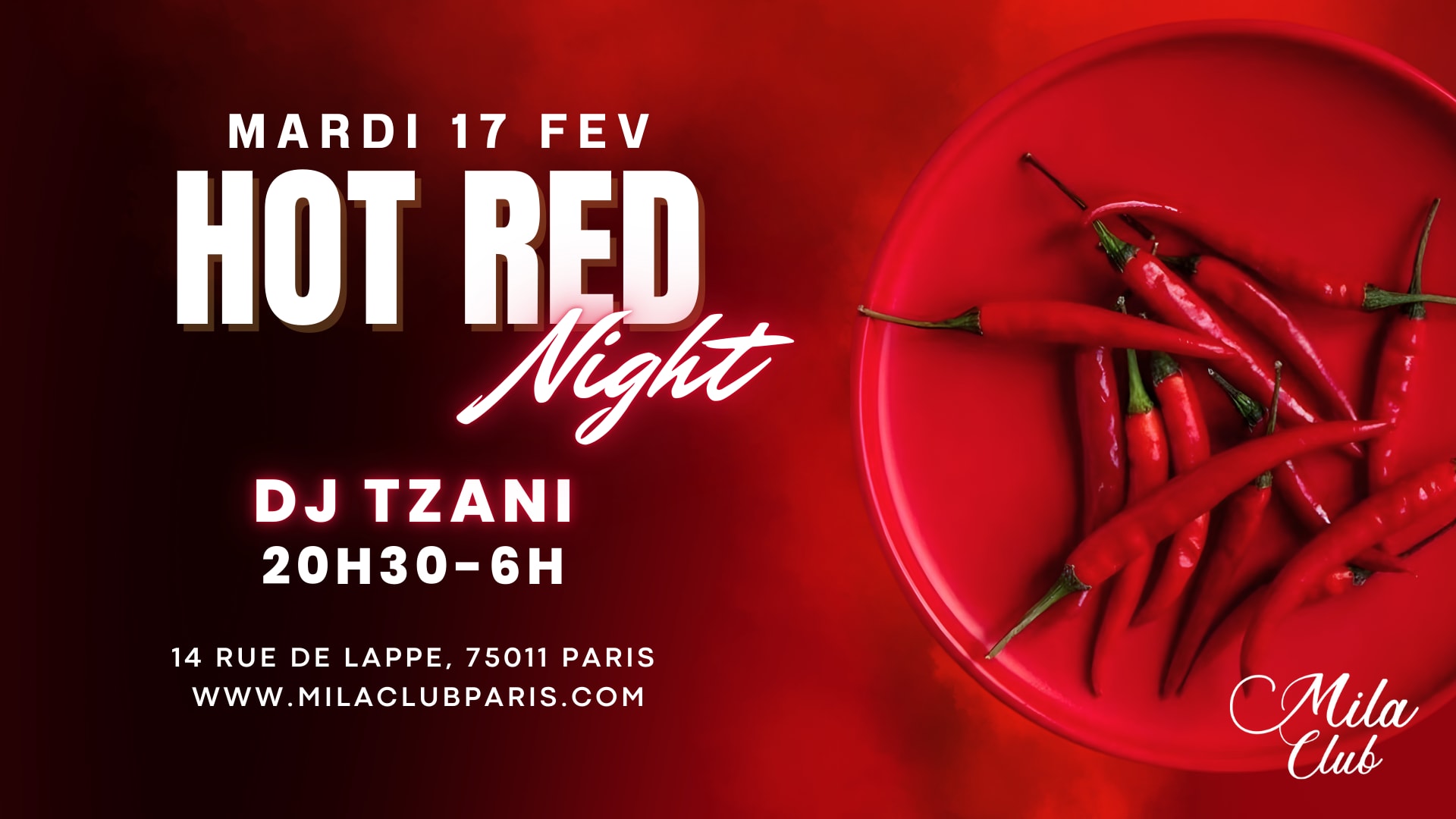 Hot Red - Mila Club Paris Cover