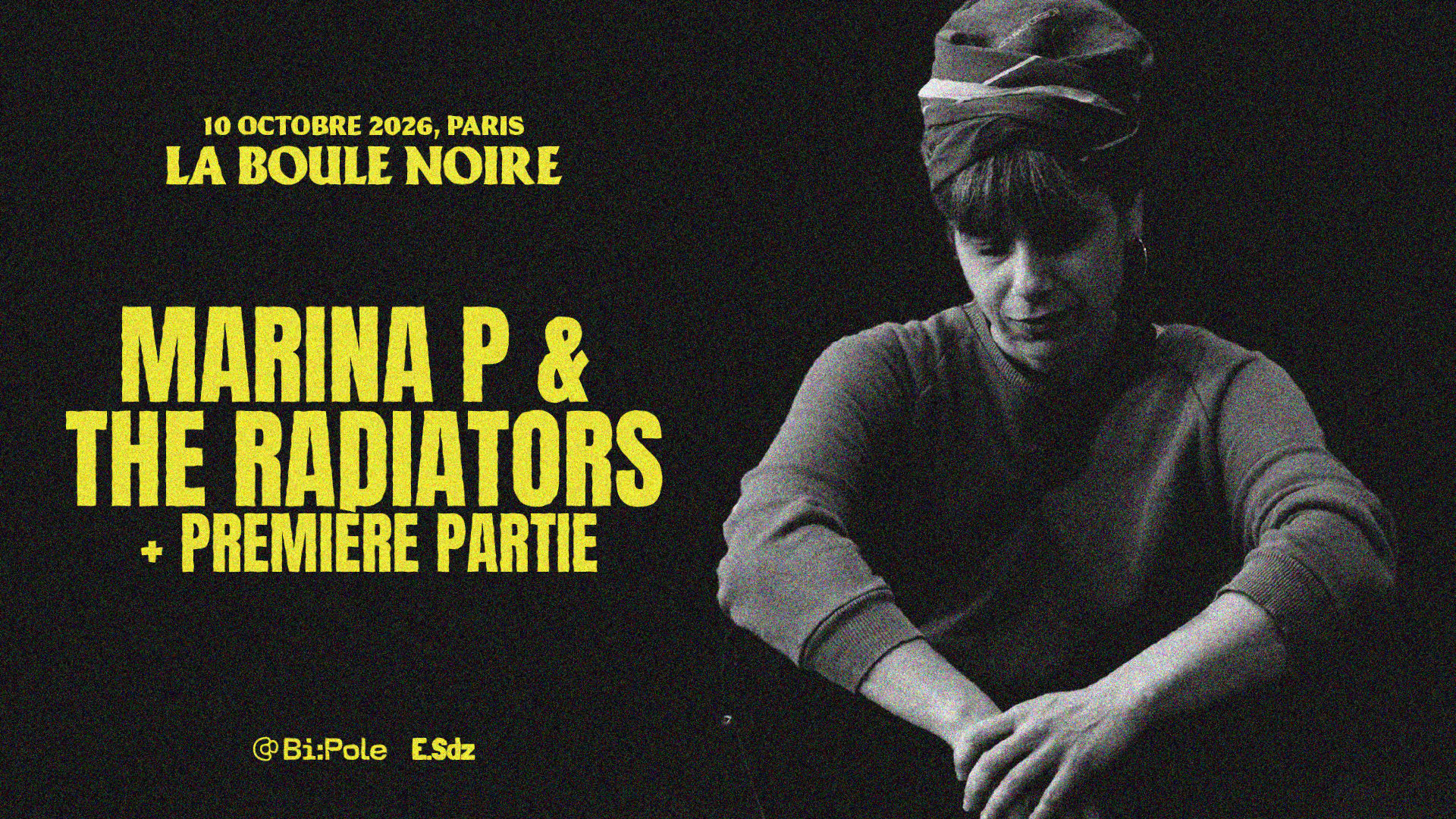 Marina P & The Radiators + 1ère Partie @La Boule Noire Cover