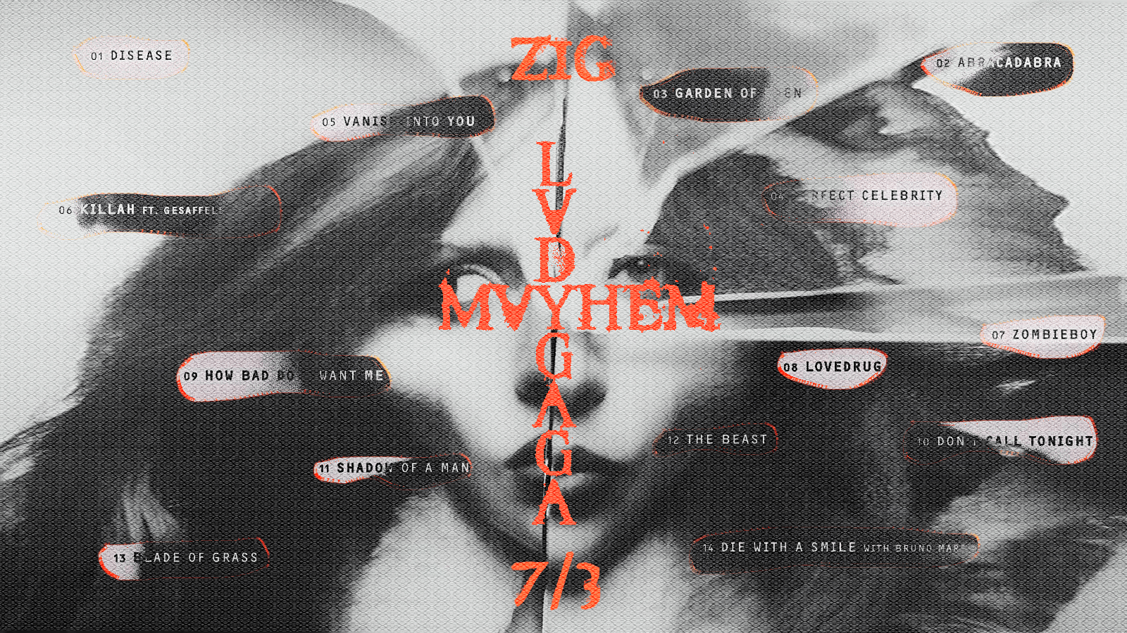 Night Of 1000 Lady Gagas: Mayhem Lançamento 7/3 @ Zigstudio Cover