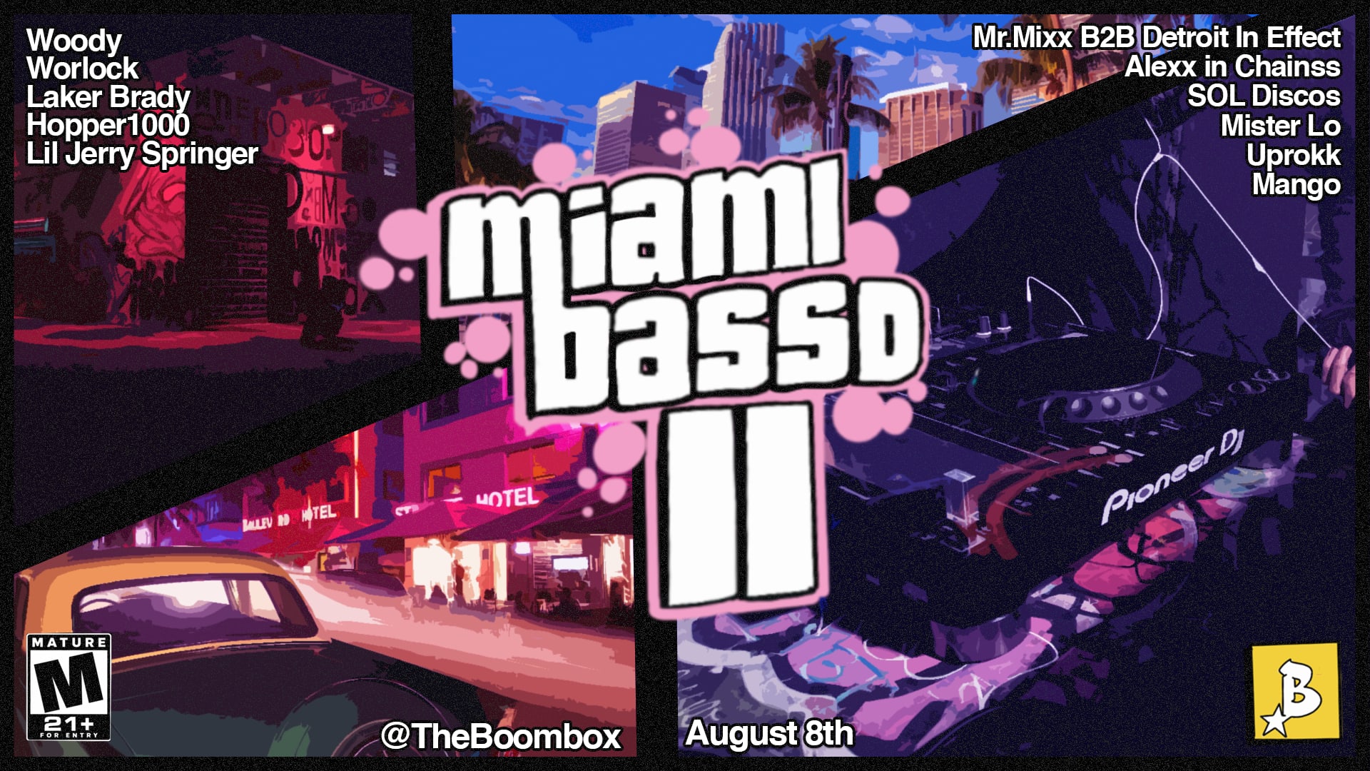 Miami-Bass'd X Trailer Park Party Tour (8/08 Day) Cover