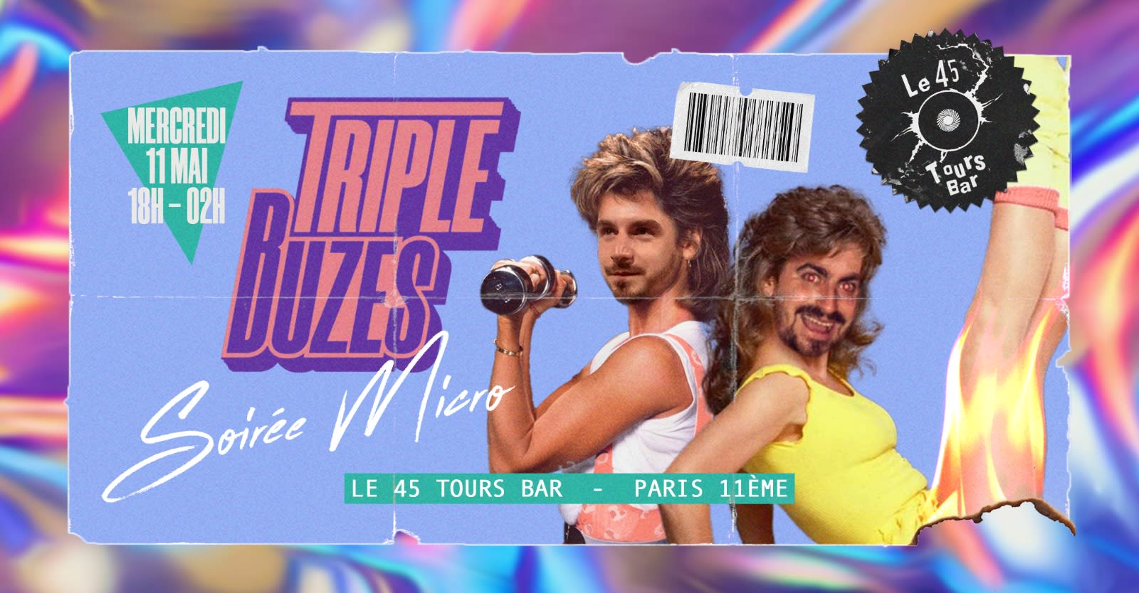 Mercredi Soir Micro & Fitness W/ Triple Buzes Cover