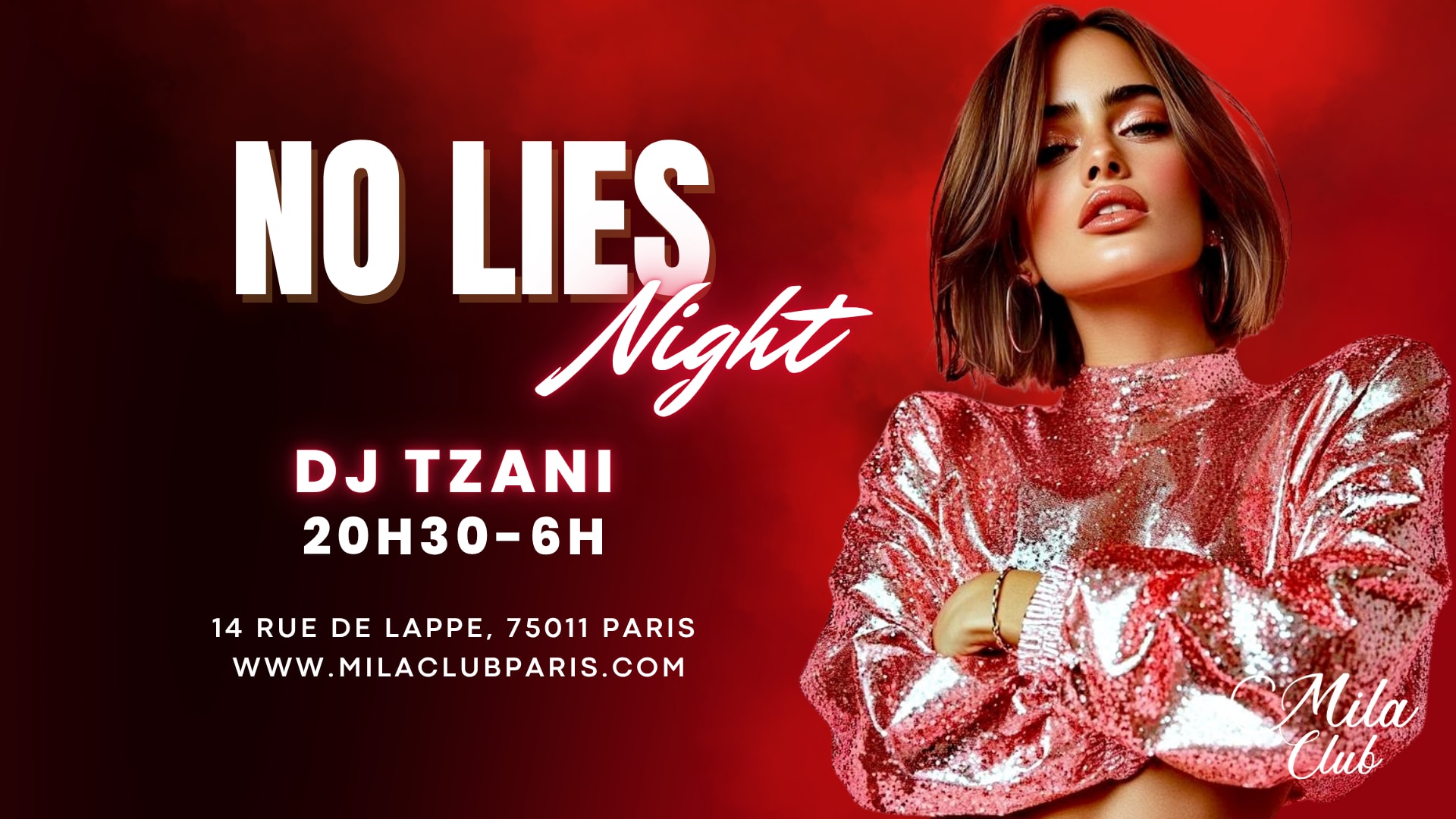 No Lies - Mila Club Paris Cover