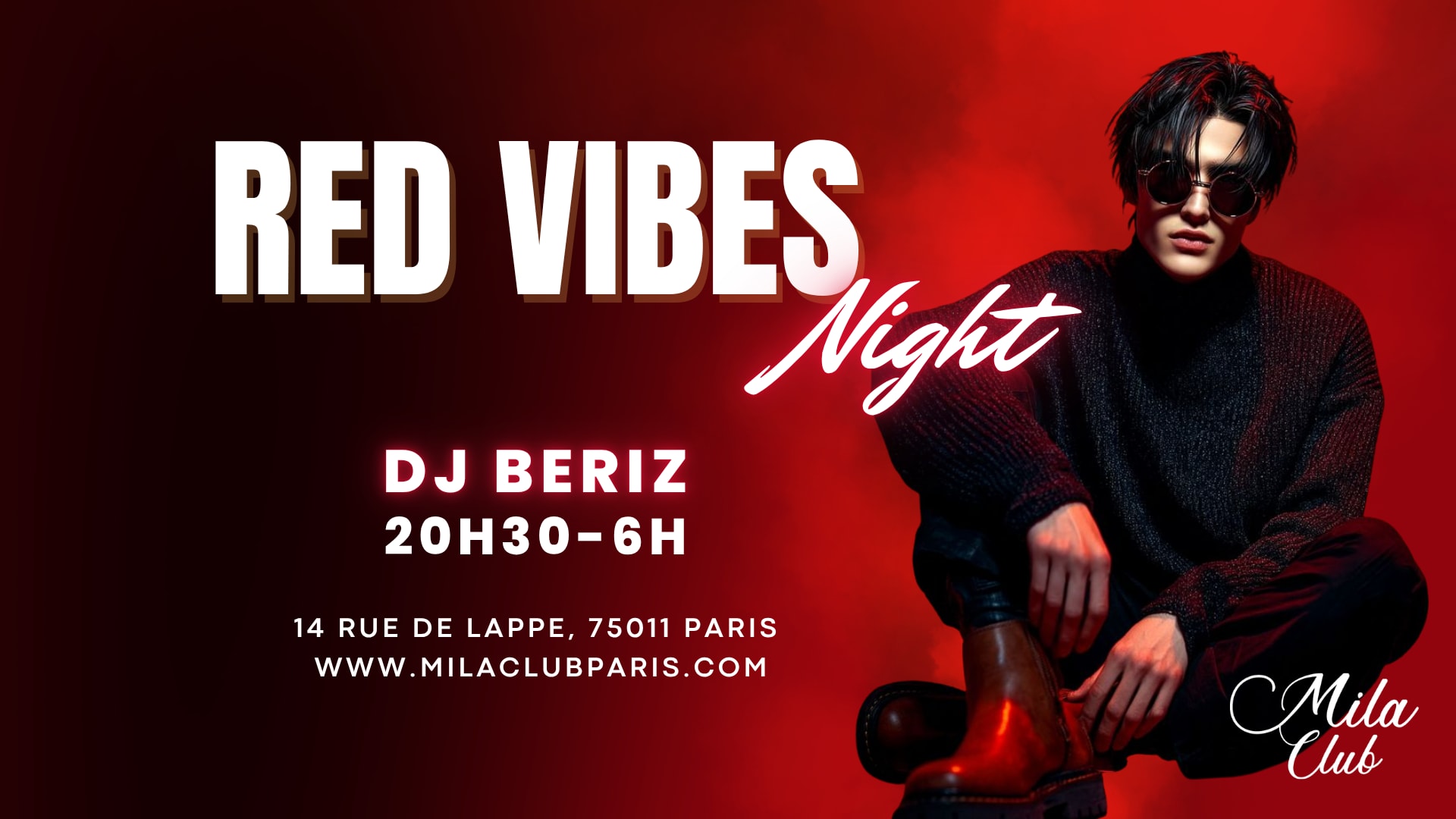 Red Vibes - Mila Club Paris Cover