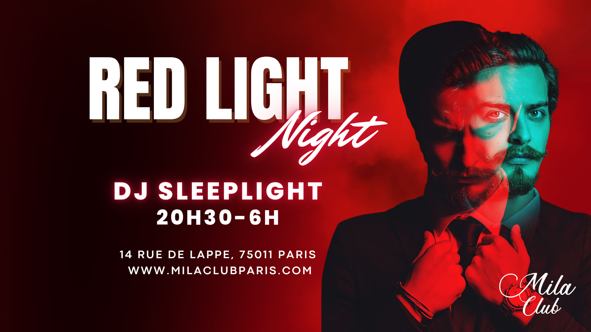 Red Light - Mila Club Paris Cover