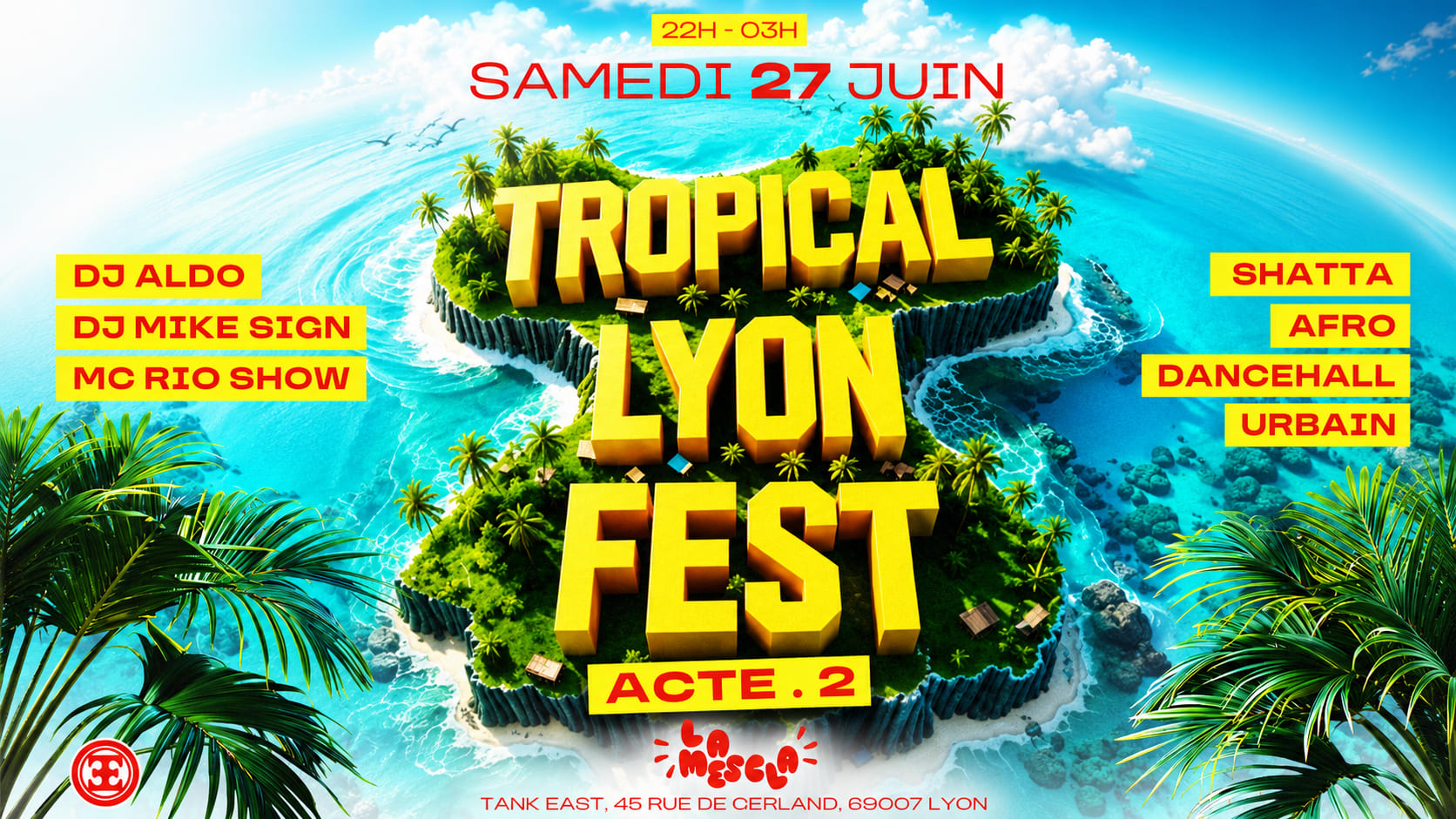 La Mescla : Tropical Lyon Fest Act2 Cover