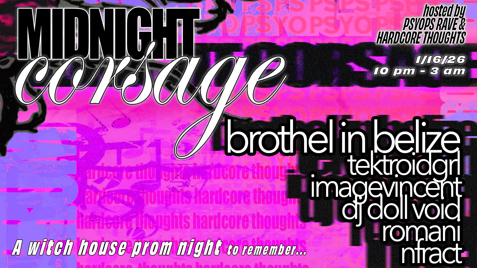 Midnight Corsage: Witchhouse Prom Night Cover