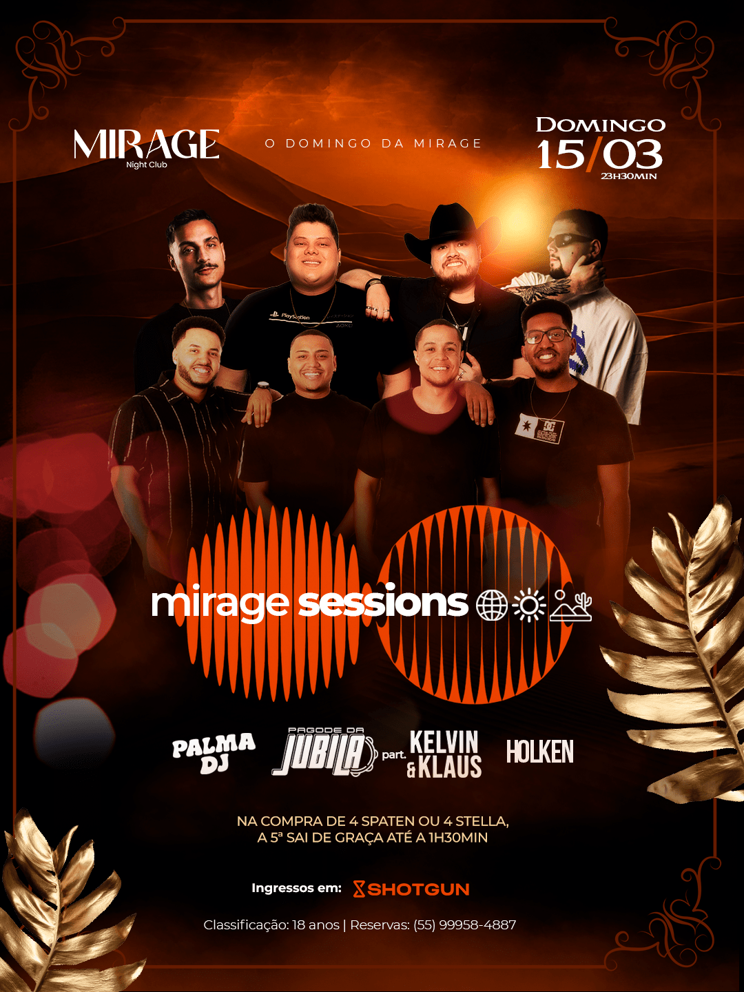 Mirage Sessions - Domingo 15/03 Cover