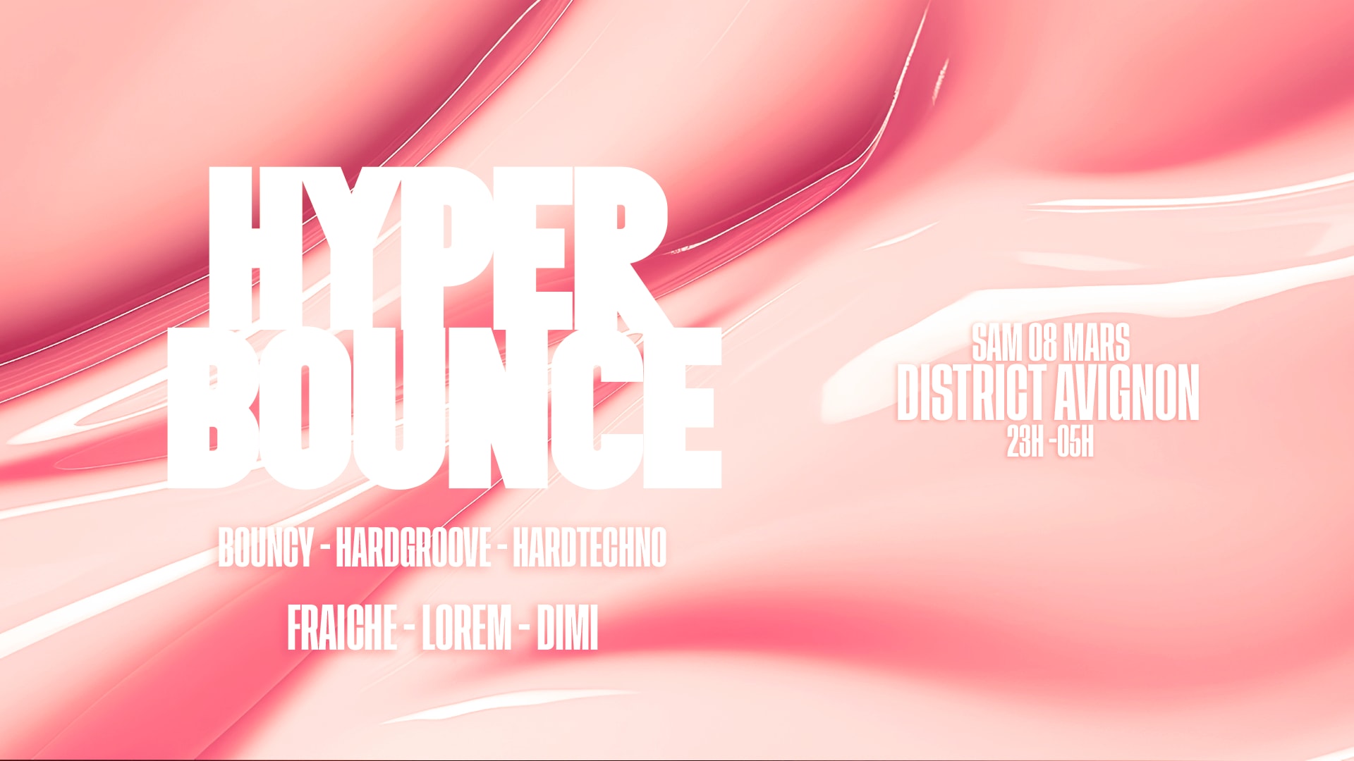 Hyper Bounce : Fraiche - Lorem - Dimi Cover