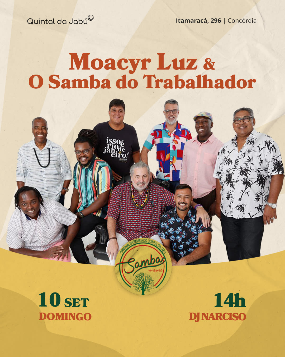 Moacyr Luz E O Samba Do Trabalhador No Quintal Cover