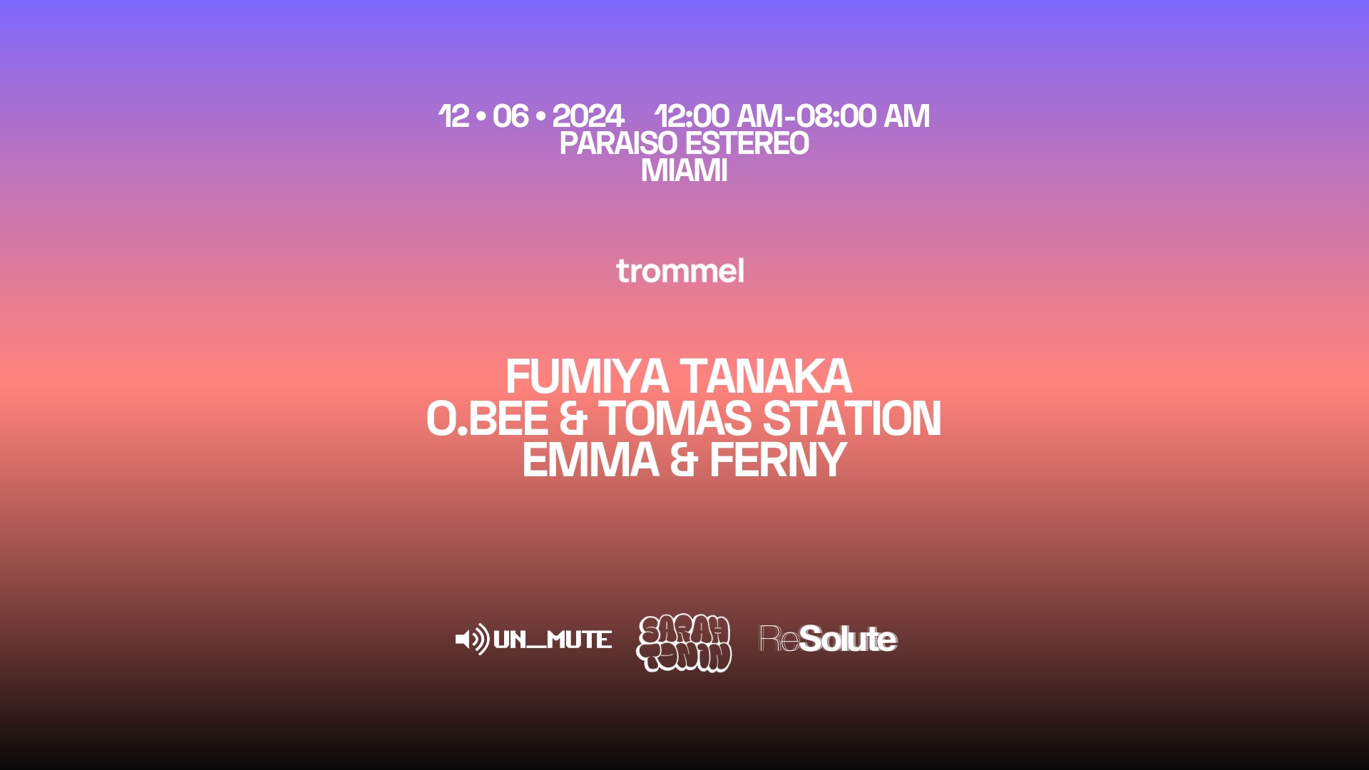 Trommel Night - Art Basel - Synergy Cover