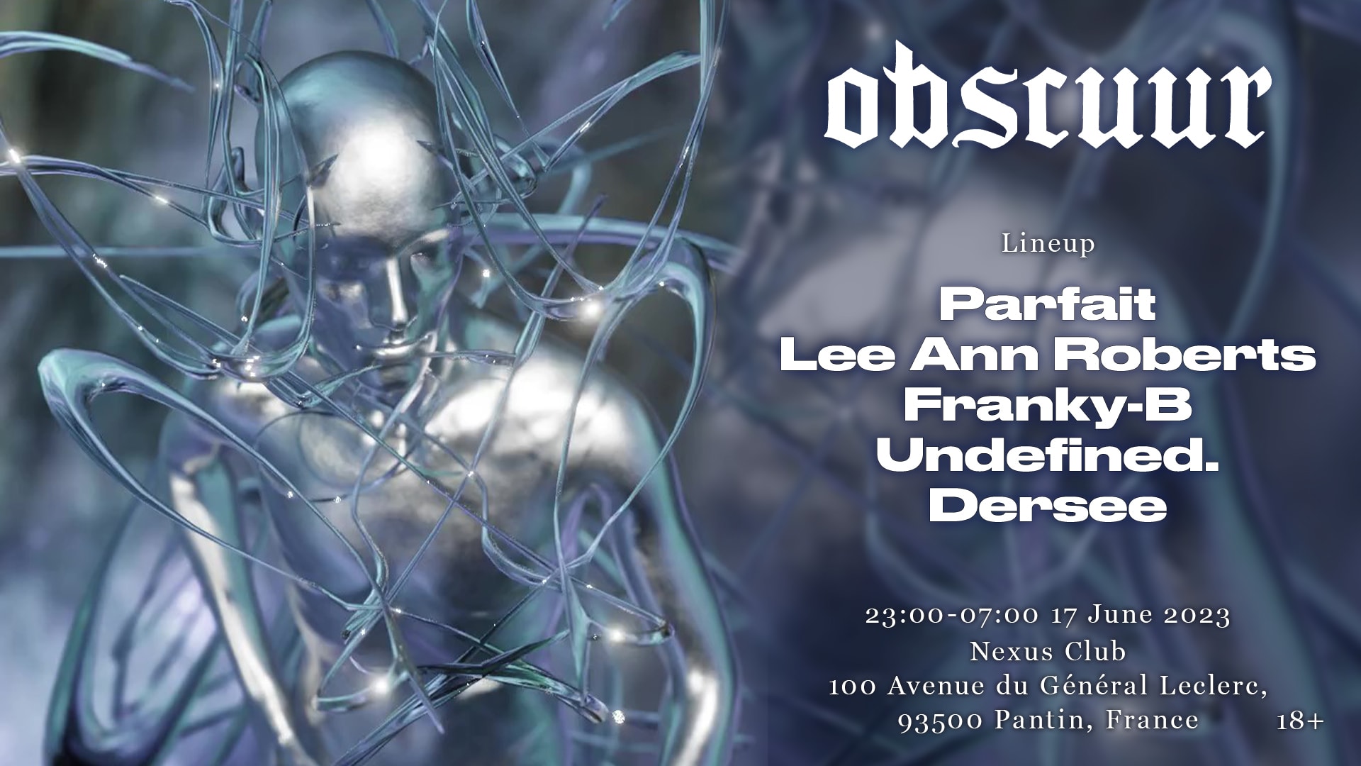 Obscuur With Parfait | Lee Ann Robert | Franky-B And More Cover