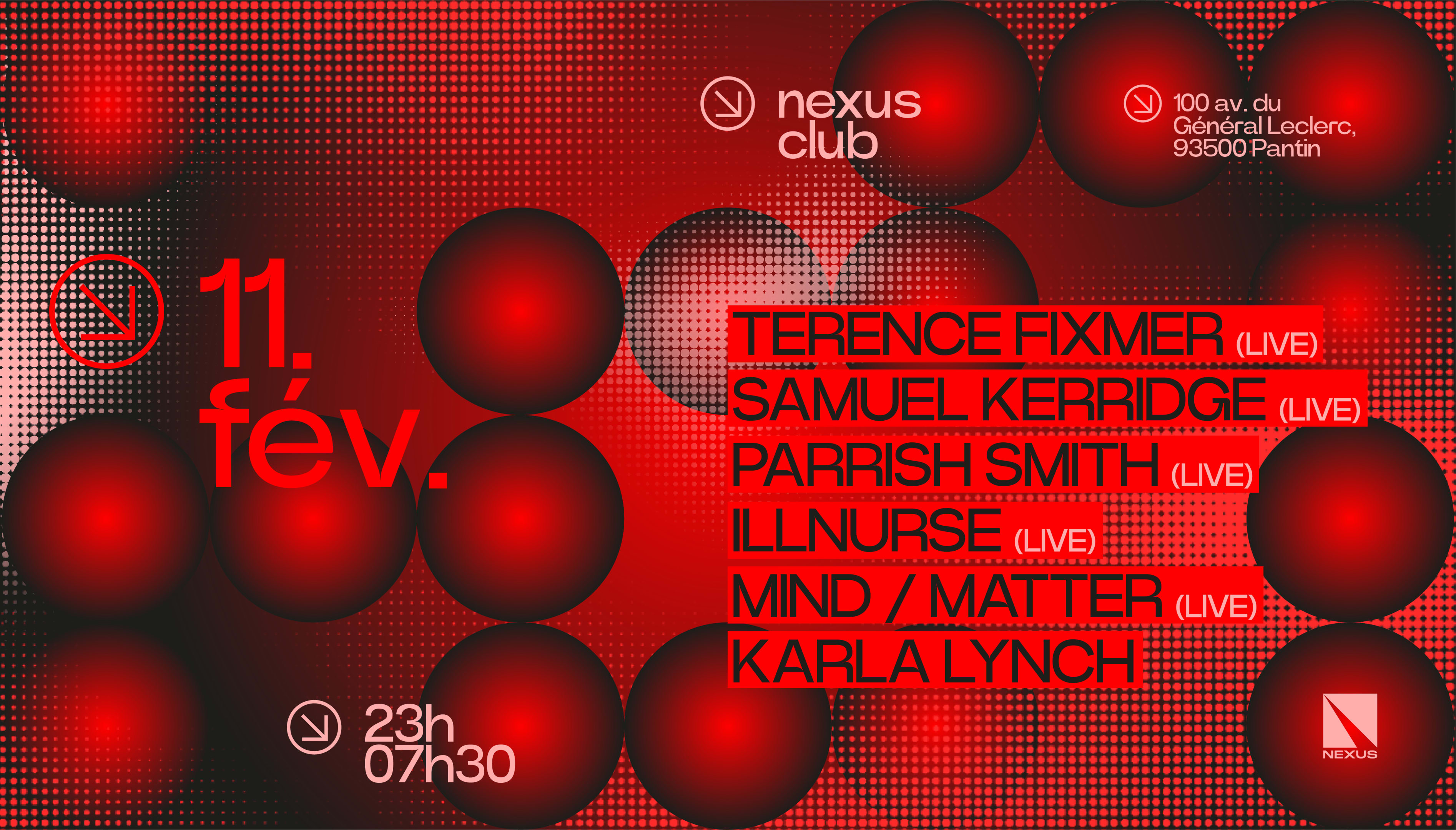 Nexus : Terence Fixmer I Samuel Kerridge I Parrish Smith Cover