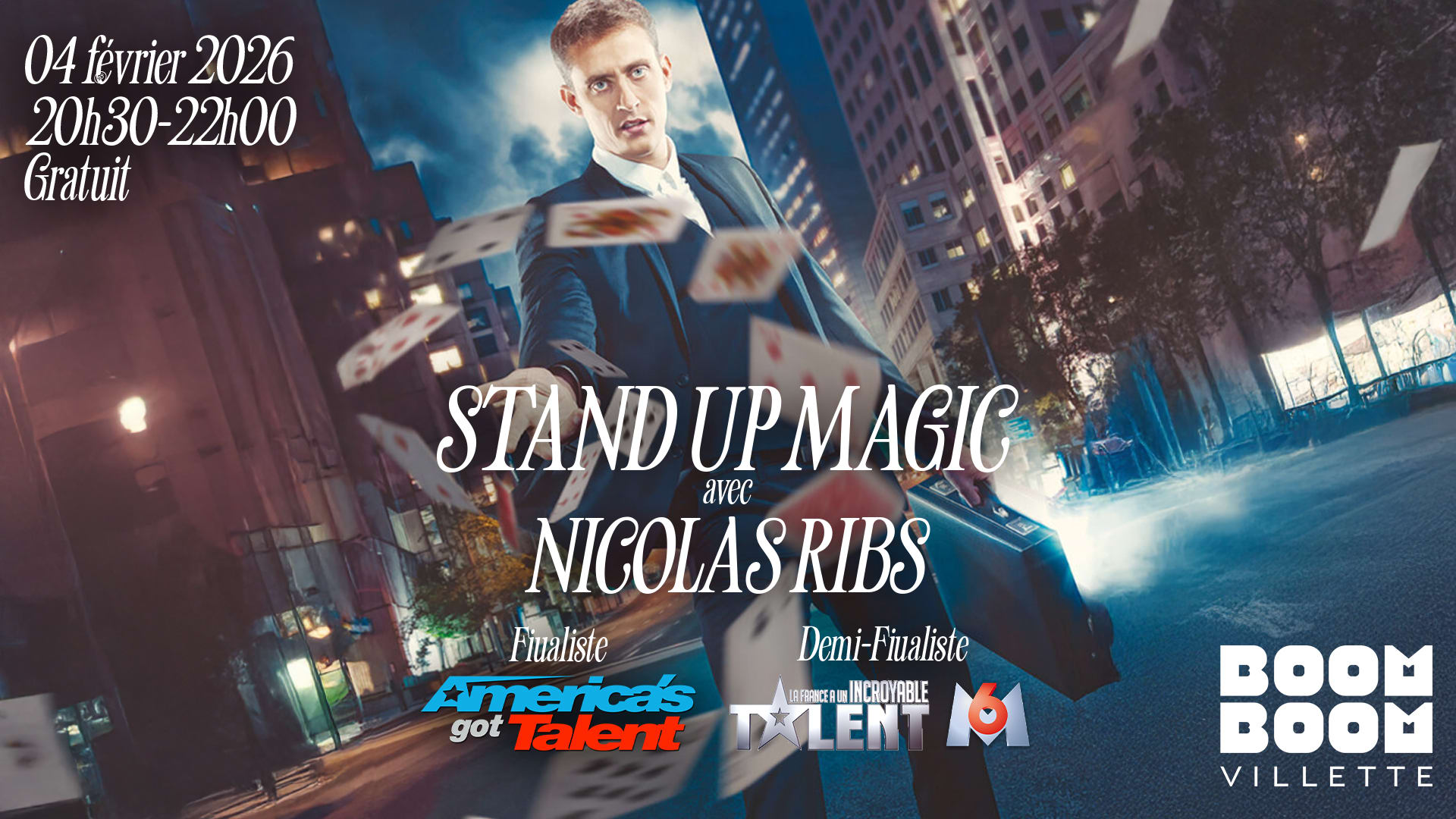 Stand-Up Magic Par Nicolas Ribs Cover