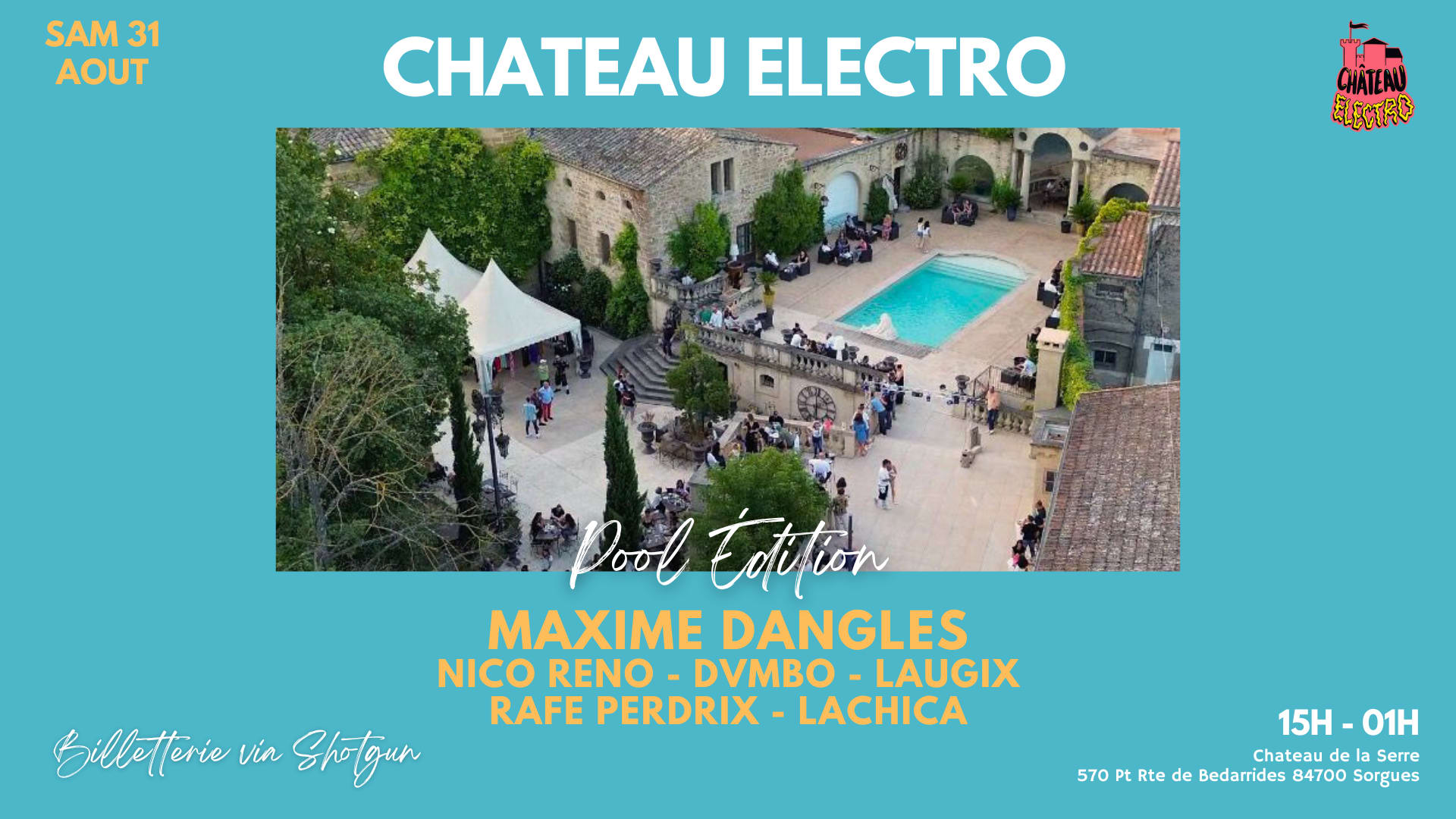 Chateau Electro #4 - Pool Party 15h Cover