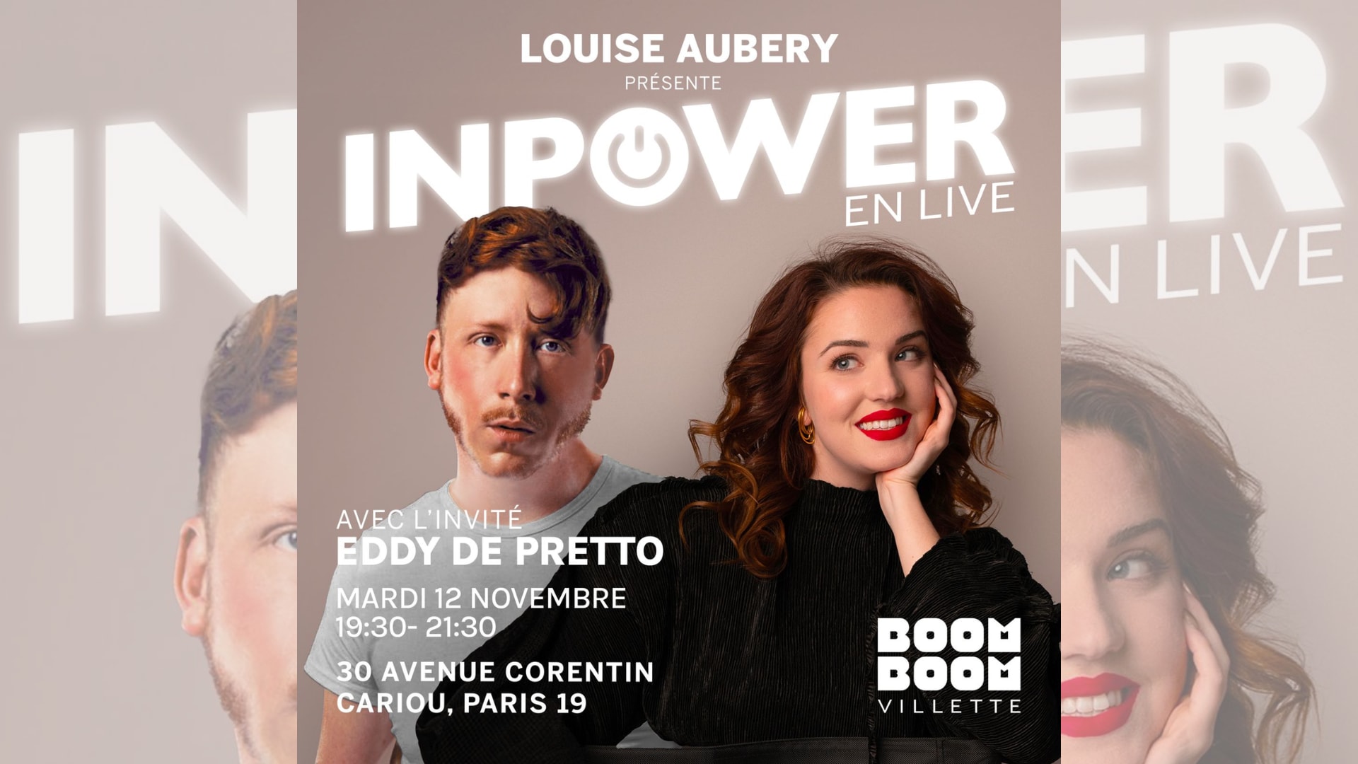 Inpower En Live : Louise Aubery Reçoit Eddy De Pretto ! Cover
