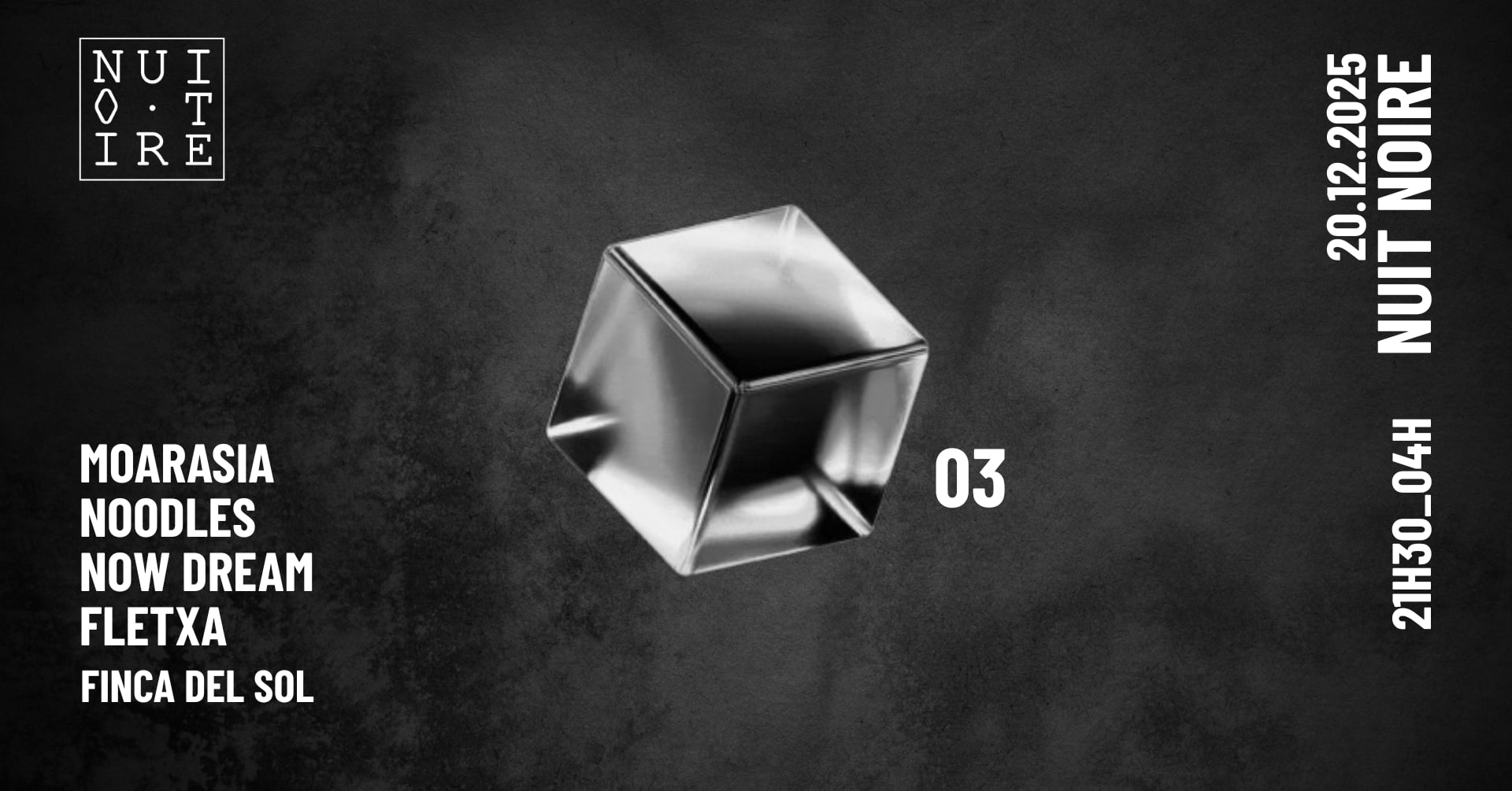 Nuit Noire X Finca Del Sol – 20 Décembre 2025 Cover