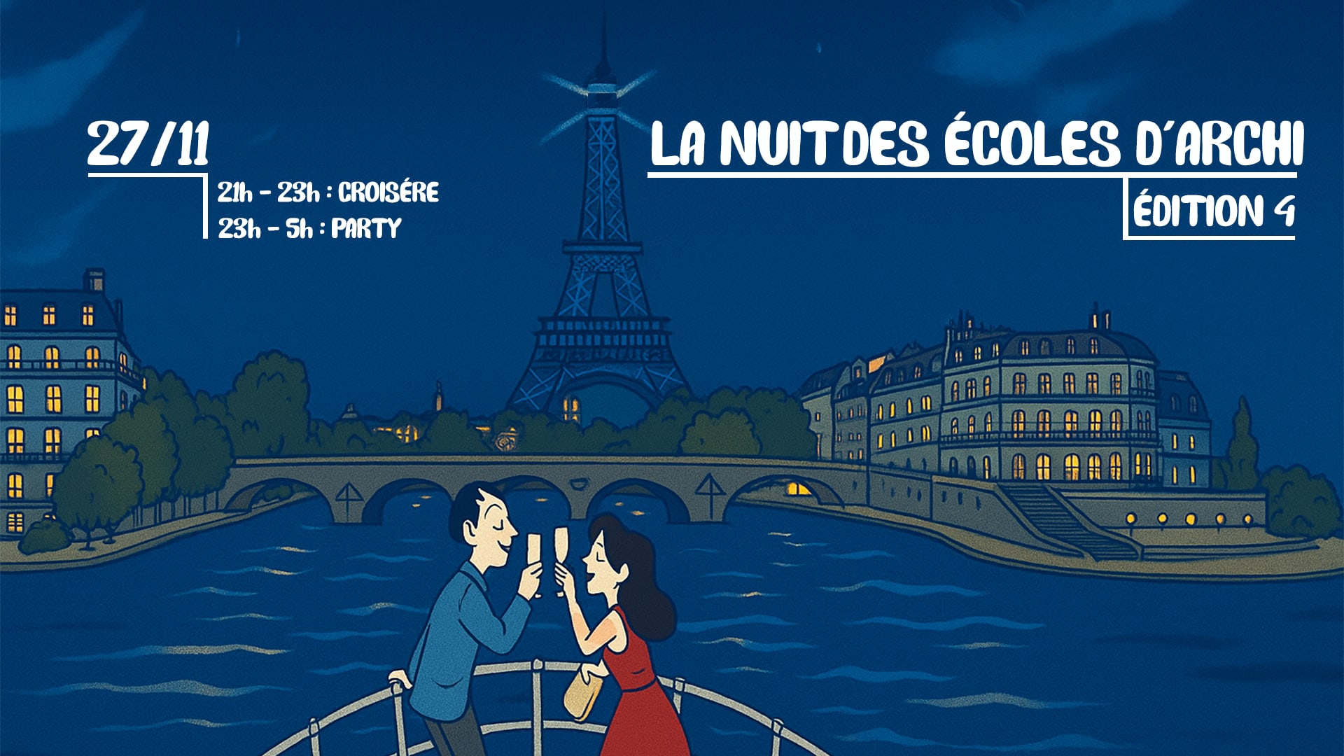 La Nuit Des Écoles D'archi // Edition 4 Cover