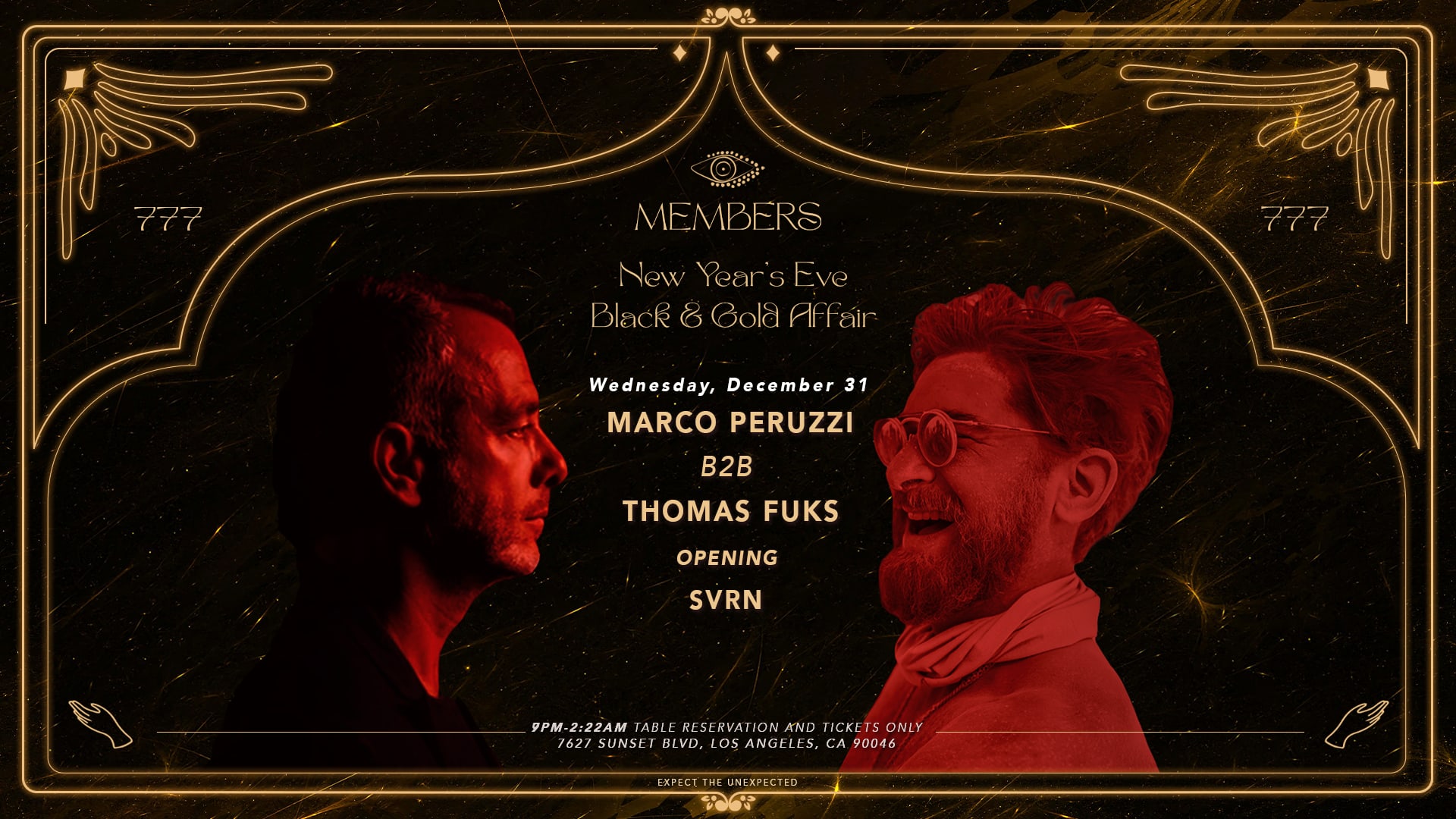 Nye — The Black & Gold Affair Ft. Marco B2b Thomas Cover