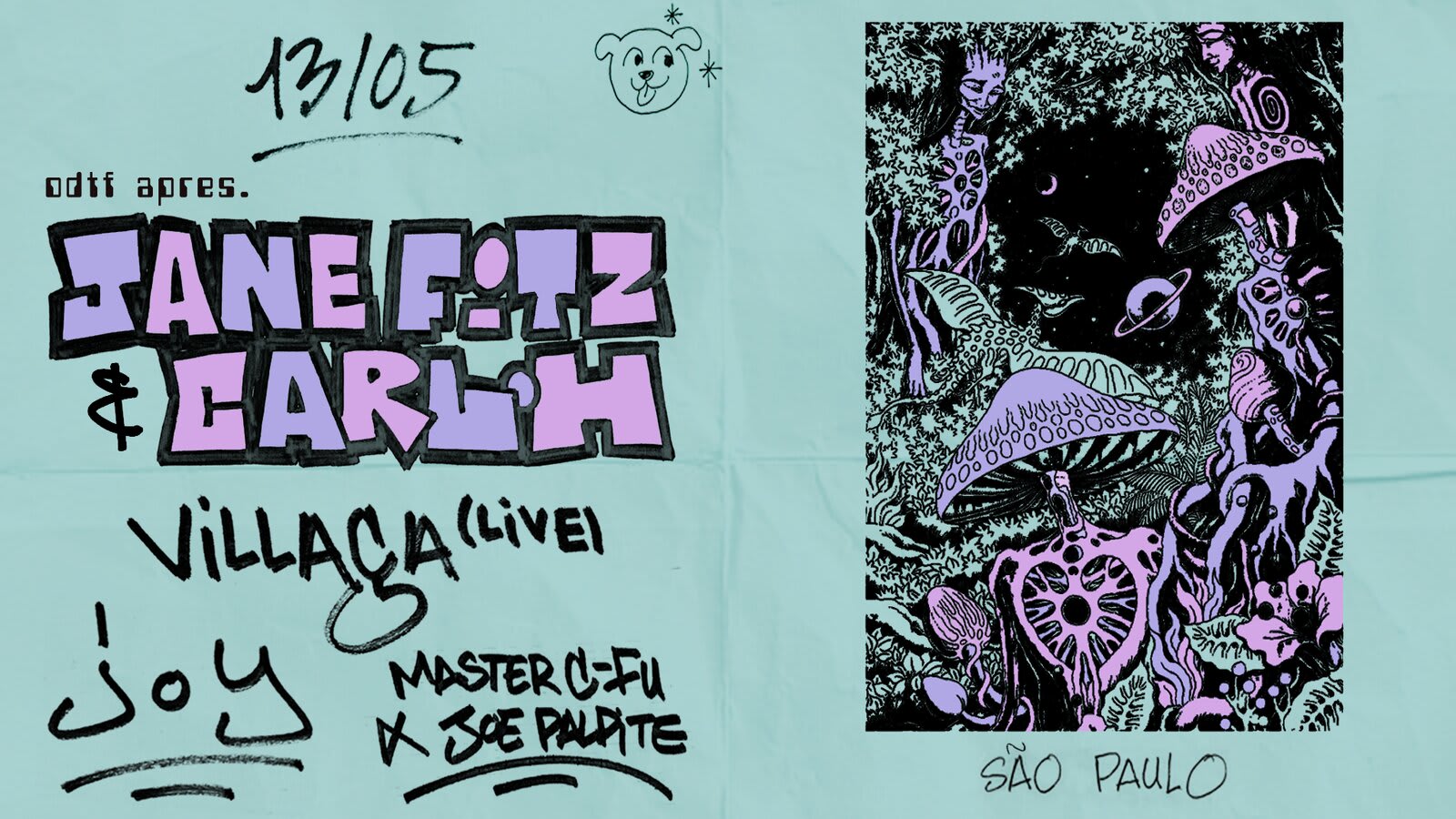 Odtf Apres. Jane Fitz & Carl H, Villaça (Live), Joy E +++ Cover