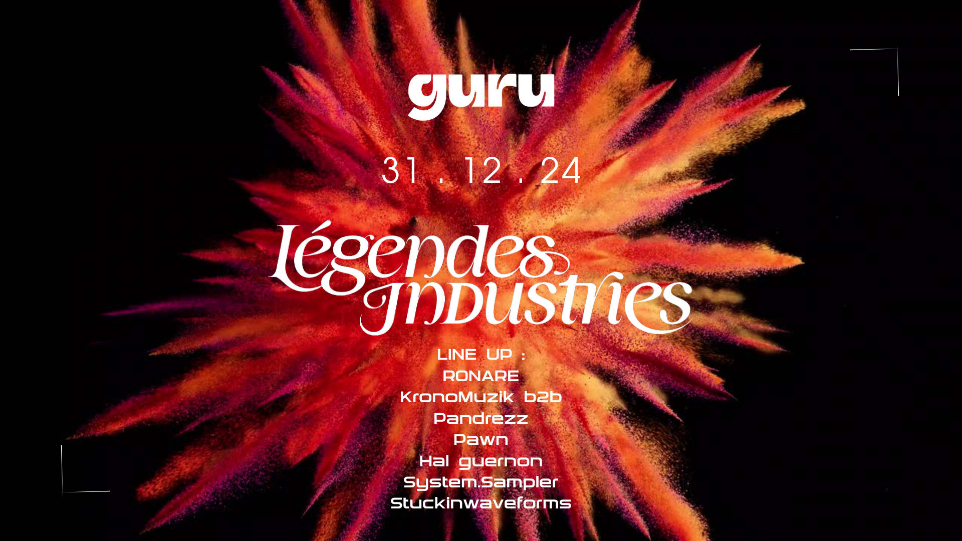 Nye 2025 - Guru X Legendes Industries Cover