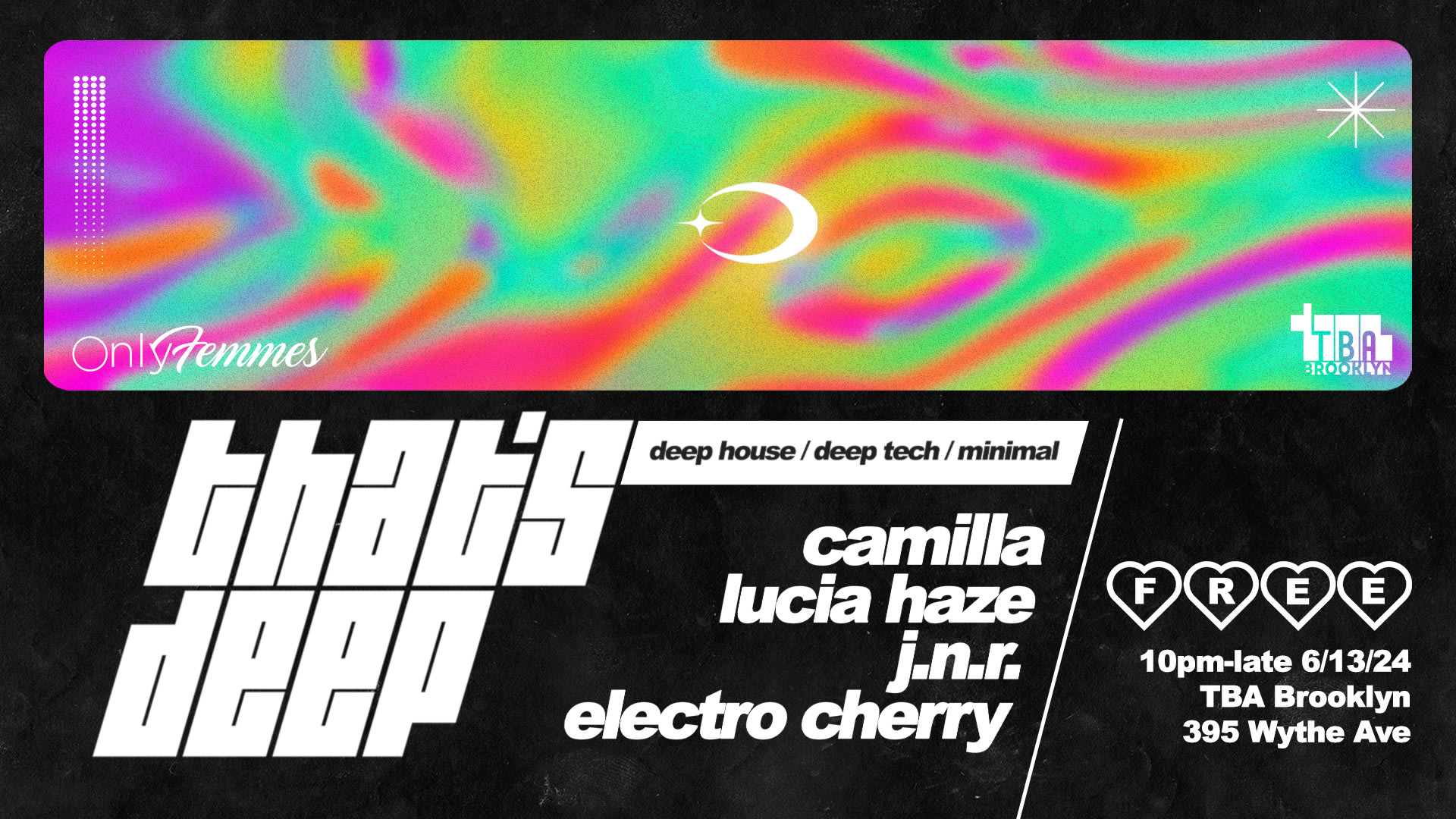 Onlyfemmes: That's Deep W/ Camilla, Lucia Haze, J.N.R. Cover