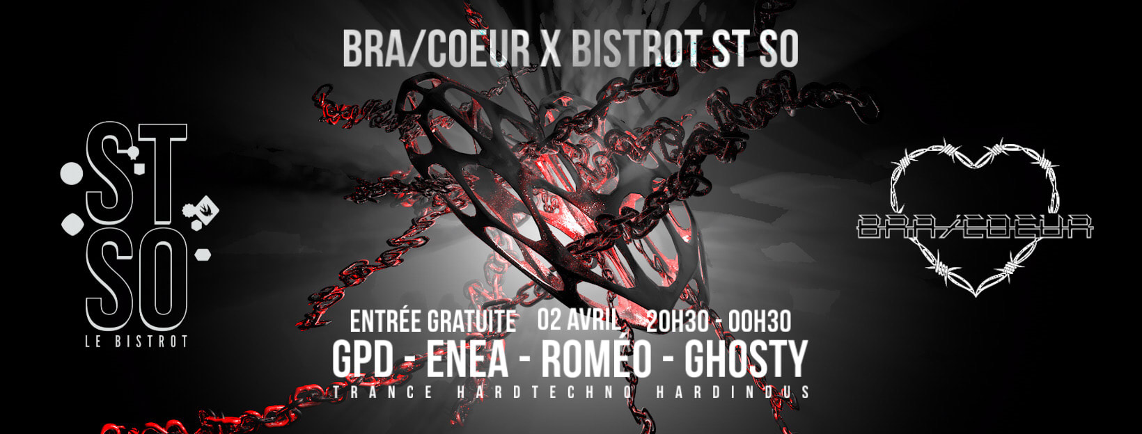 Bra/Coeur X Bistrot De St So Cover