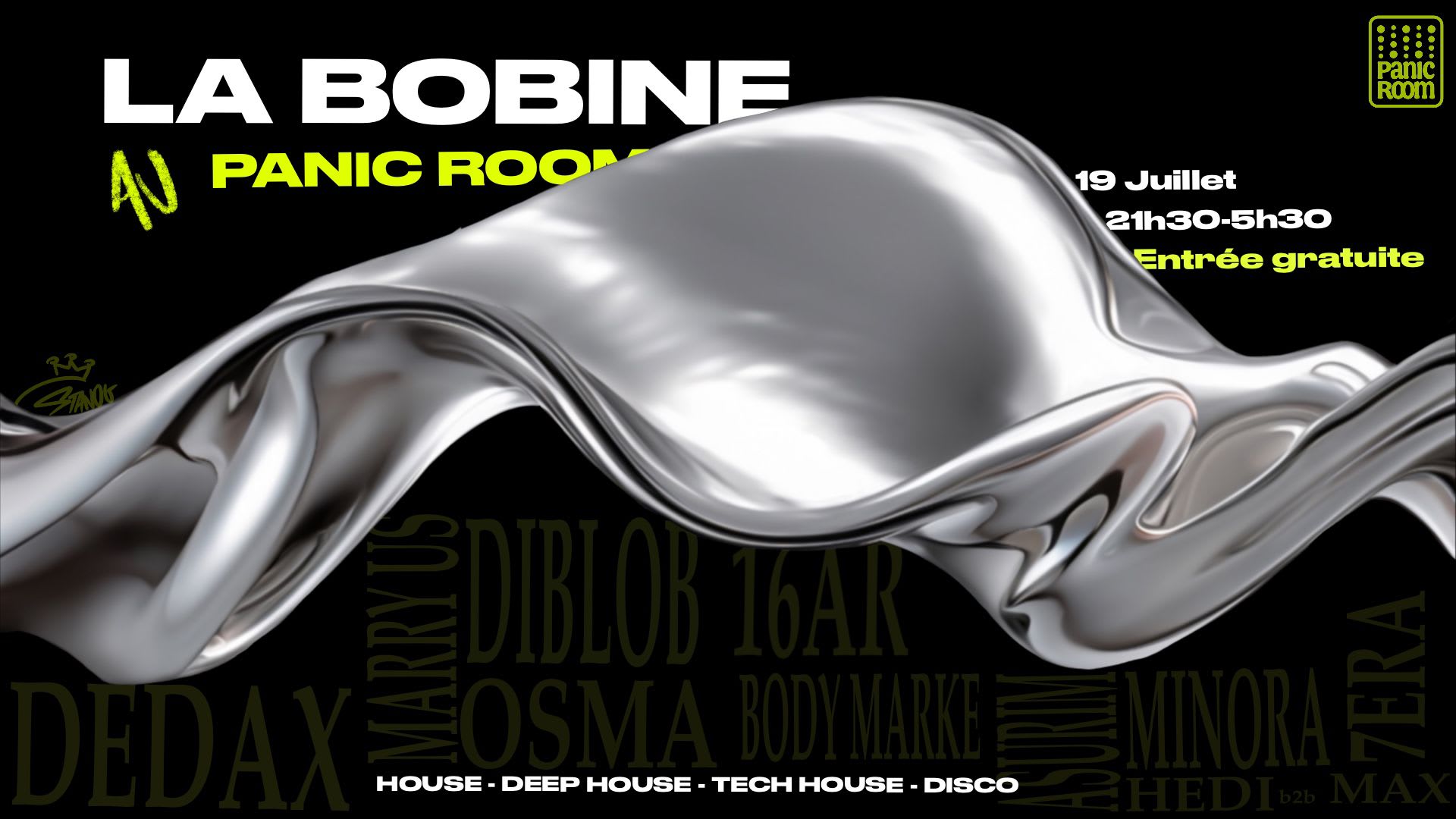 La Bobine Au Panic Room Cover