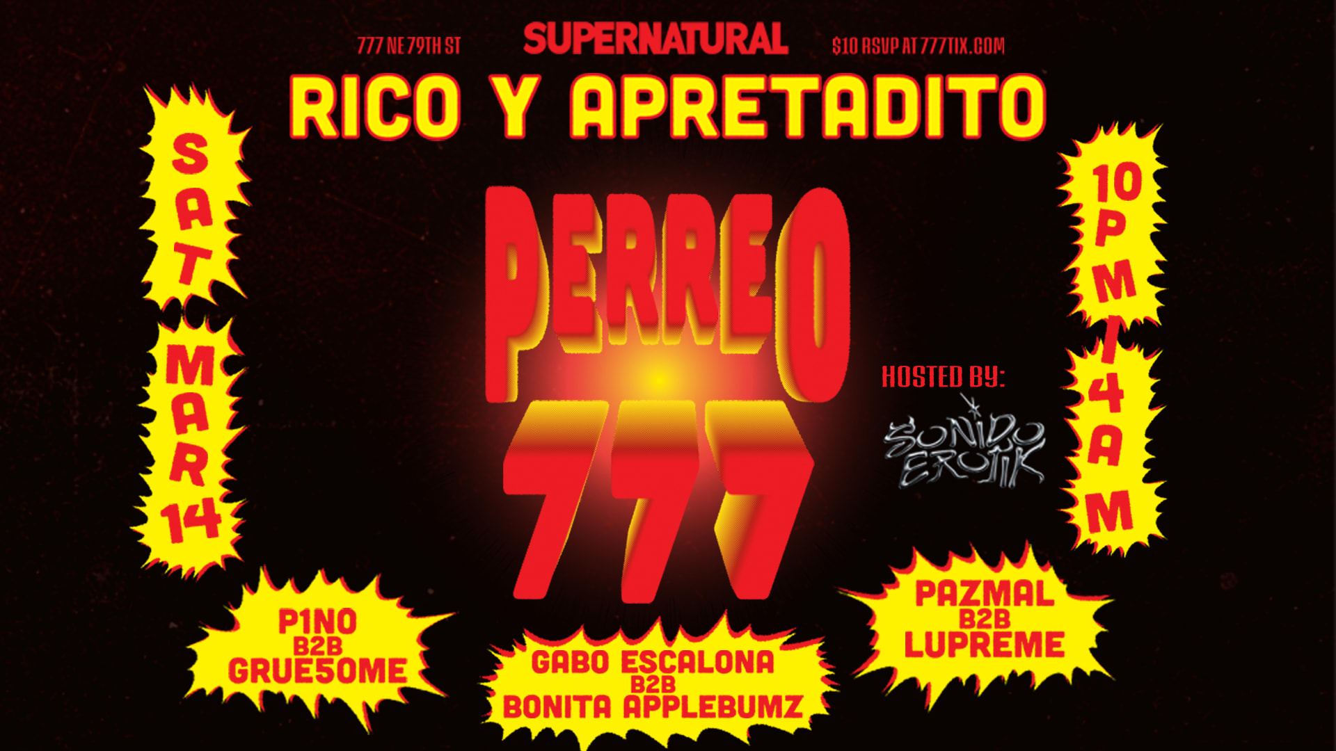 Perreo 777: Rico Y Apretadito Cover