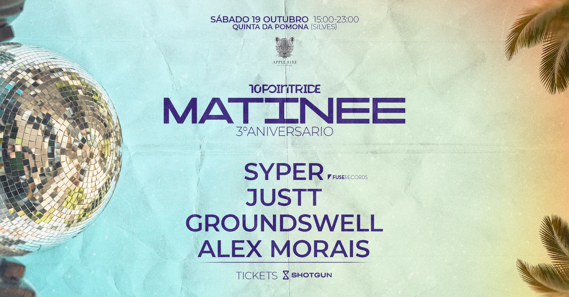 Matinee 3*Aniversário Cover