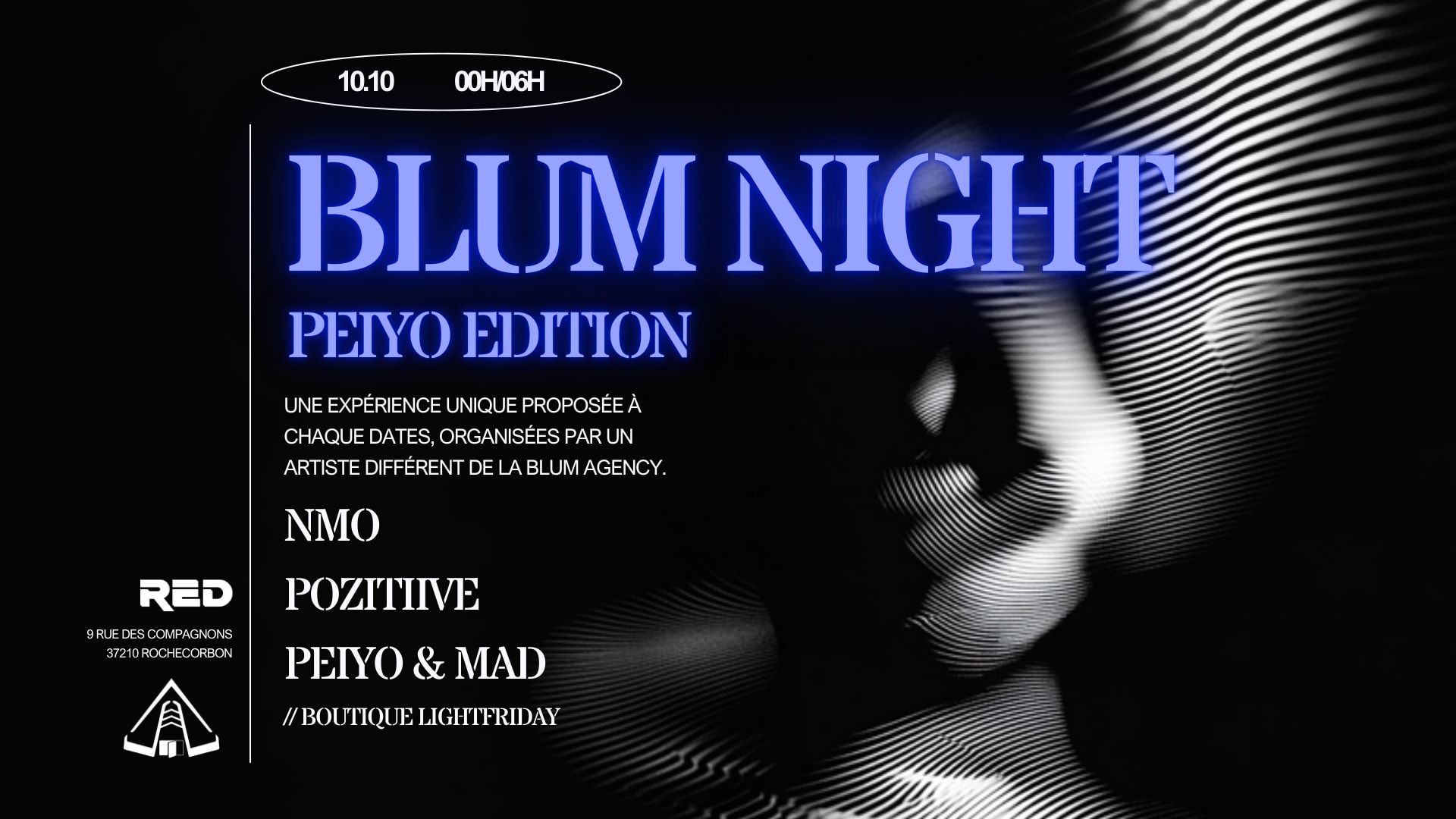 Blum Night #1 Peiyo Invite : Nmo, Mad, Pozitiive Cover