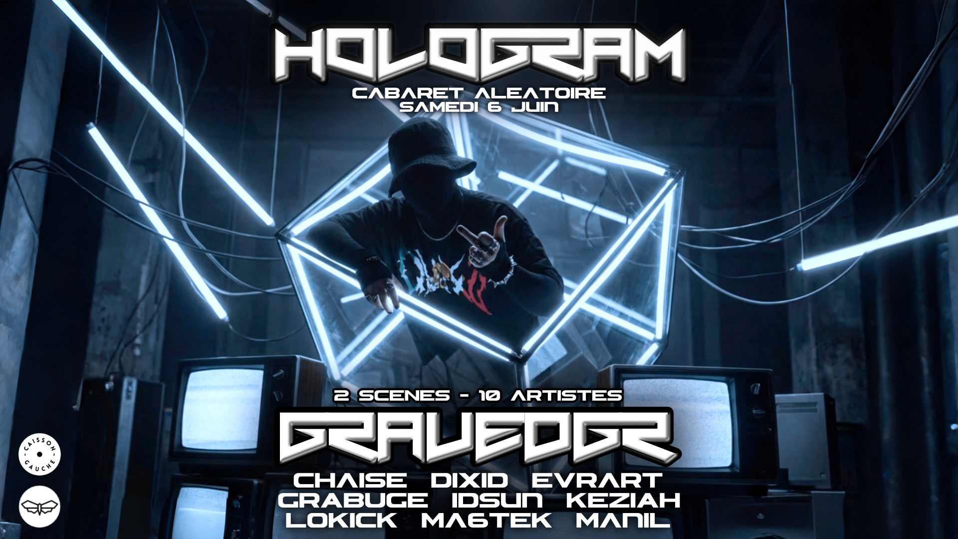 Hologram - Caisson Gauche X Cabaret Aléatoire Cover